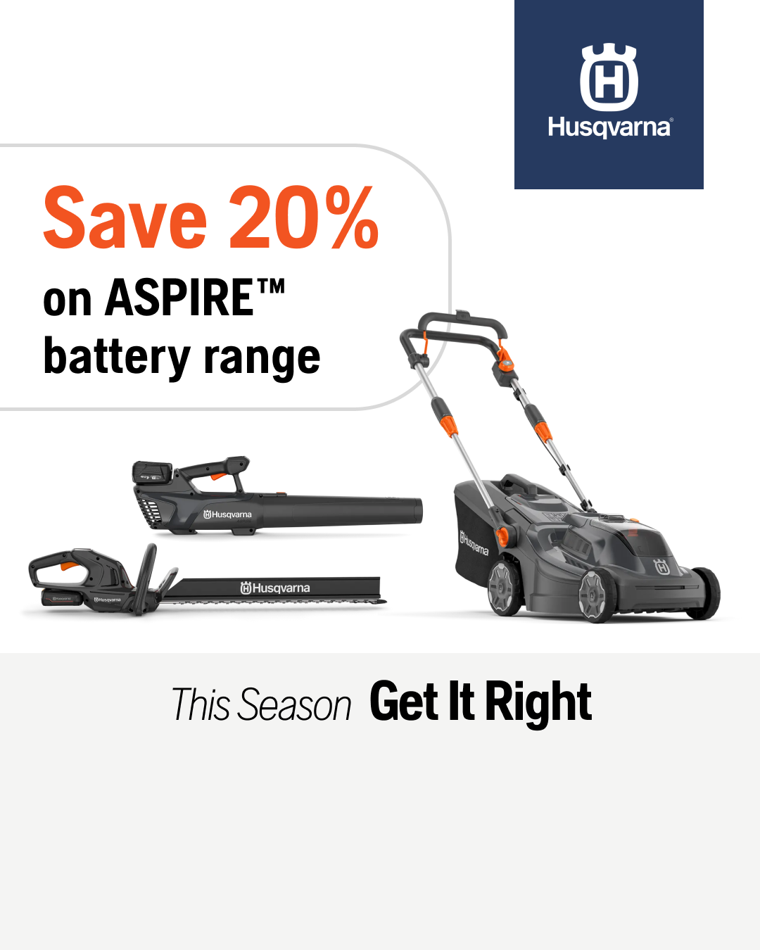 Husqvarna Facebook ad