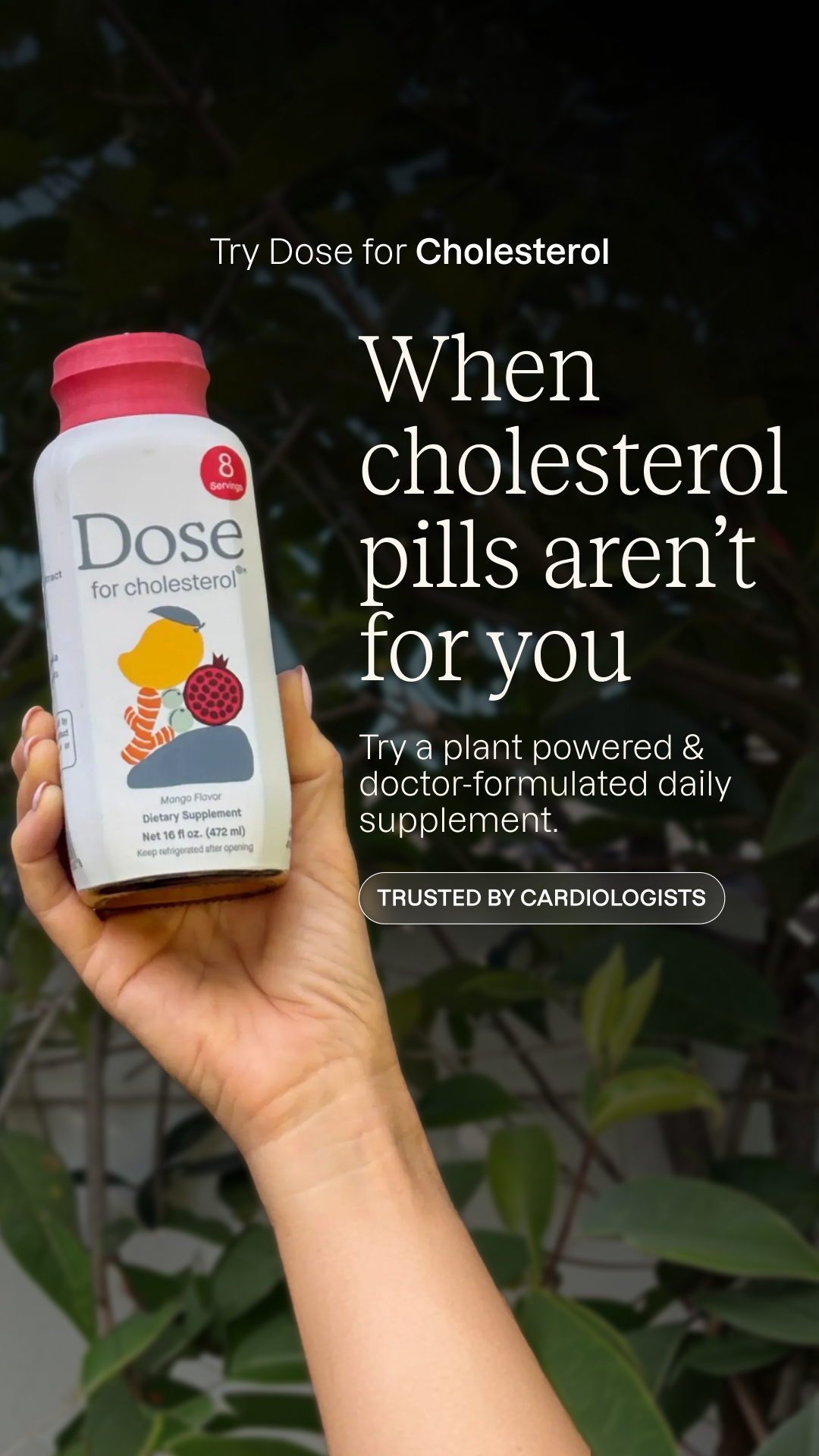 Dose for Cholesterol Facebook ad