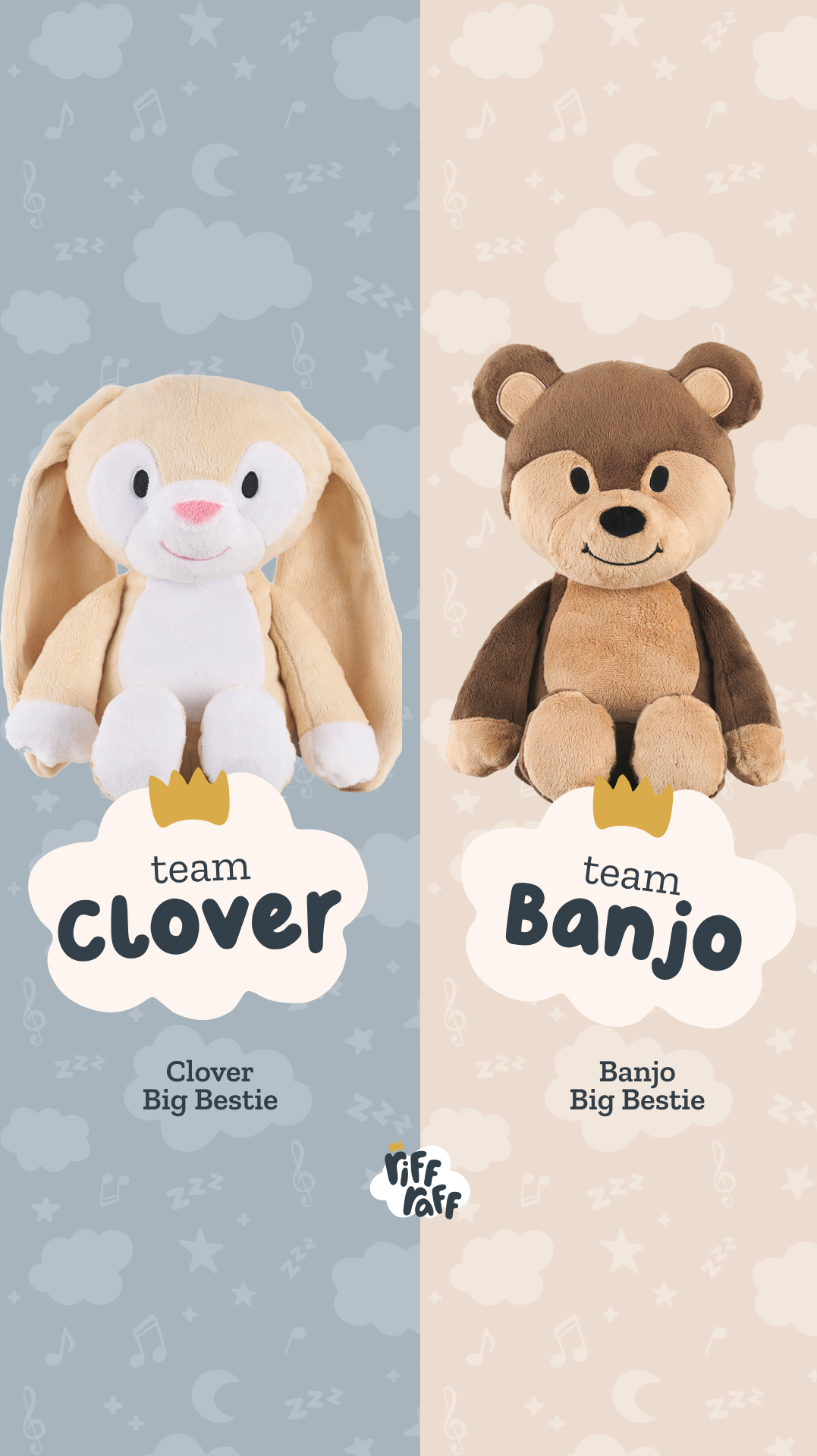 RIFF RAFF SLEEP TOYS Facebook ad