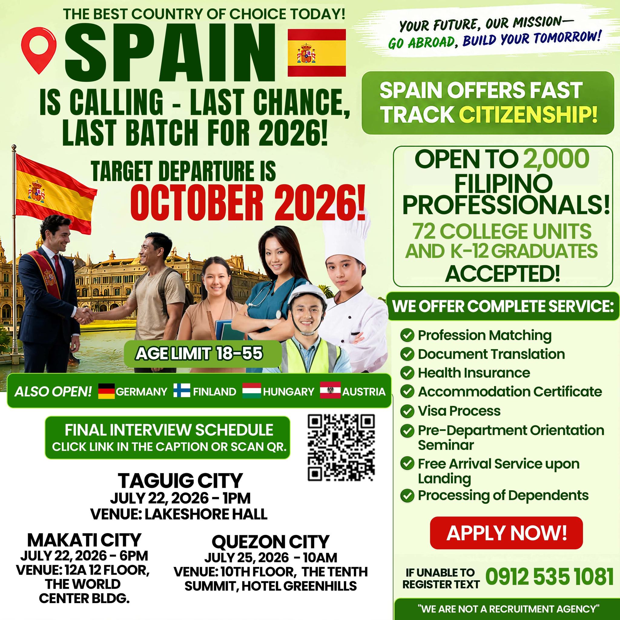 GO Abroad Facebook ad