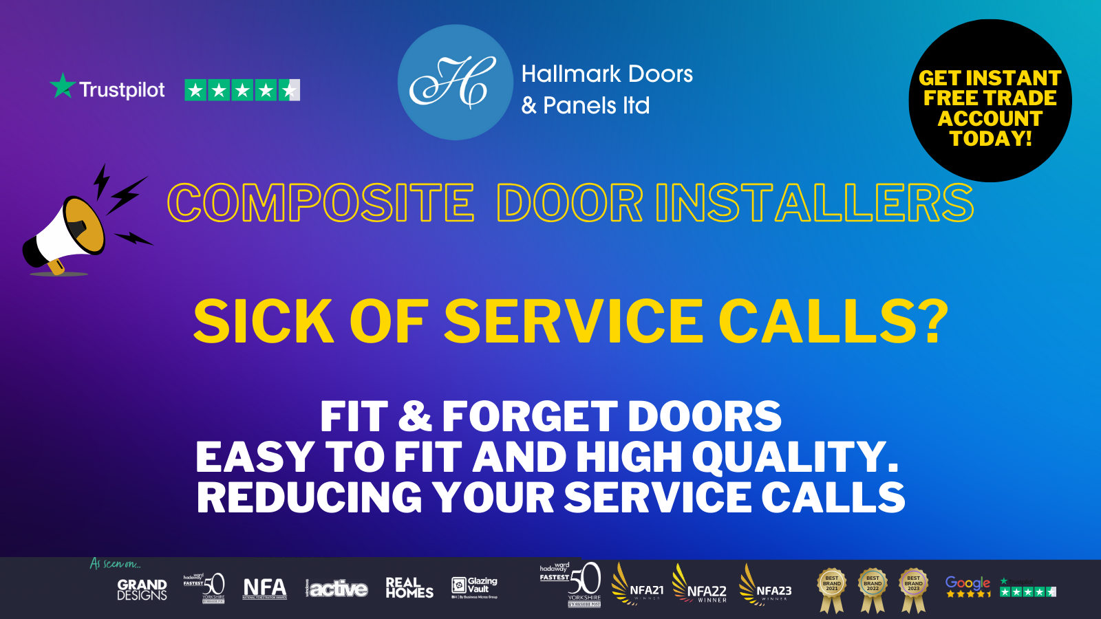 Hallmark Doors & Panels Facebook ad