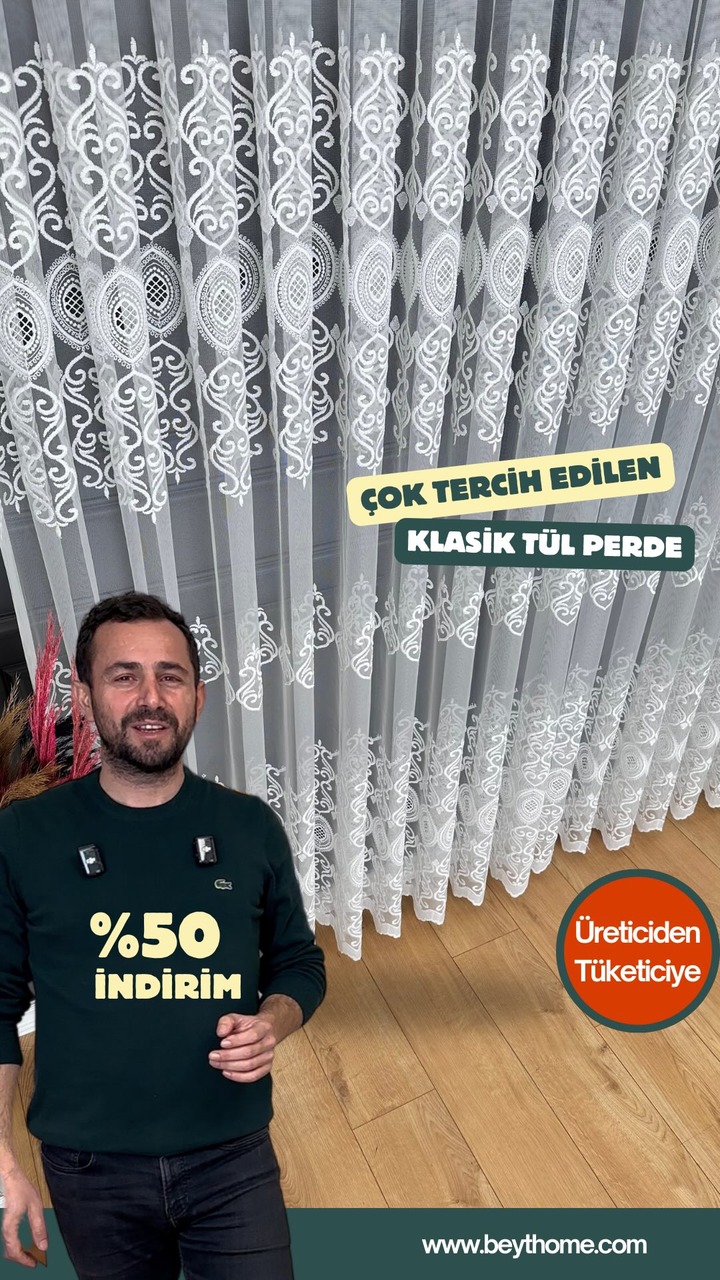 Beythomecom Facebook ad: En çok tercih edilen 4 klasik tül perde…
