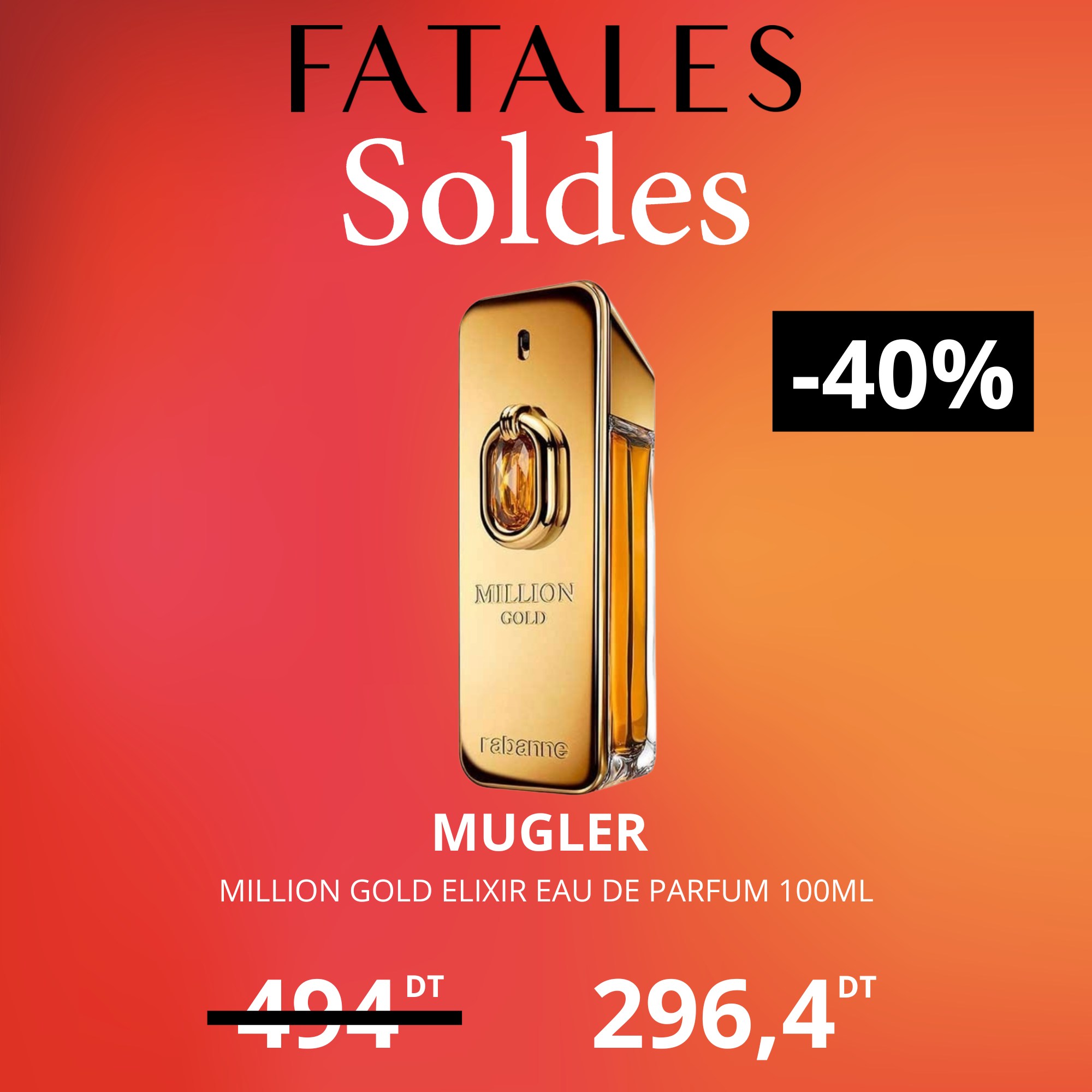 FATALES Facebook ad: Les soldes continuent chez FATALES!