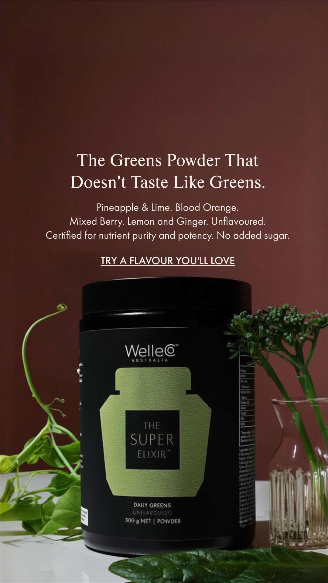 WelleCo Facebook ad