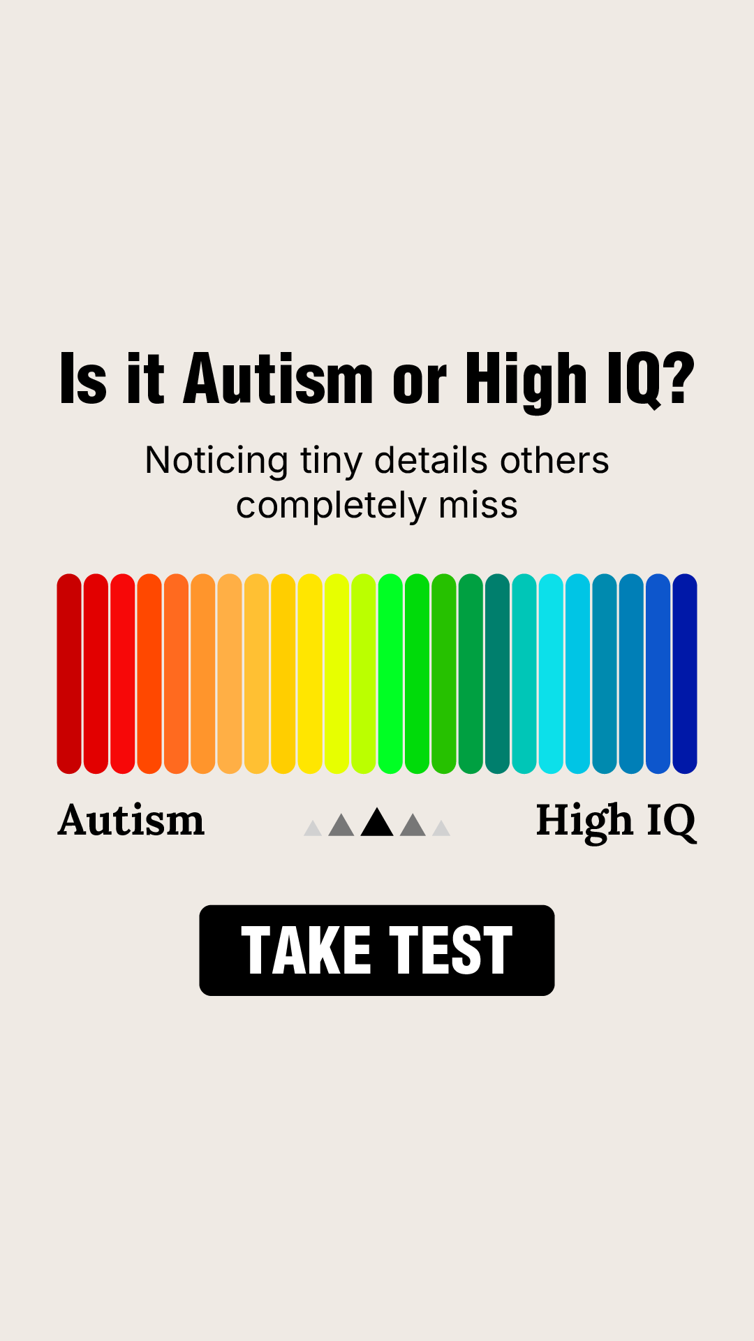 Personality Type Facebook ad