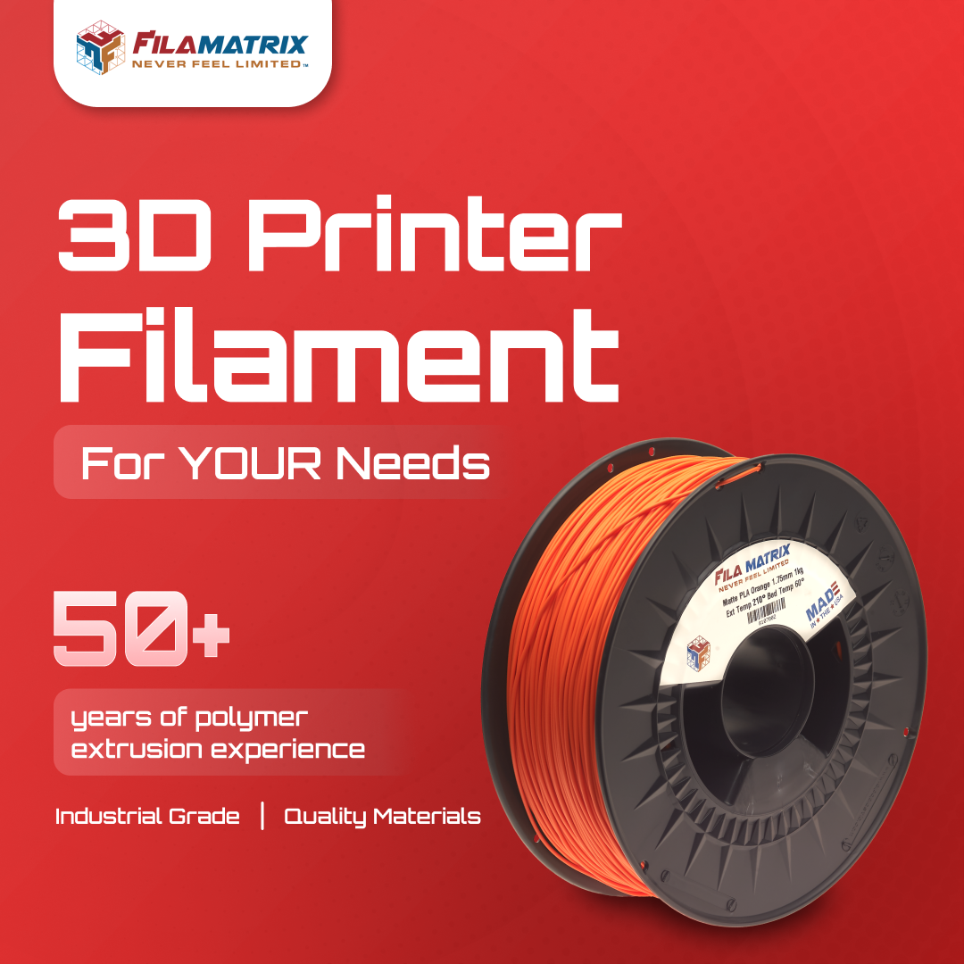 Filamatrix LLC Facebook ad: Print Smarter: High-Quality 3D Filament