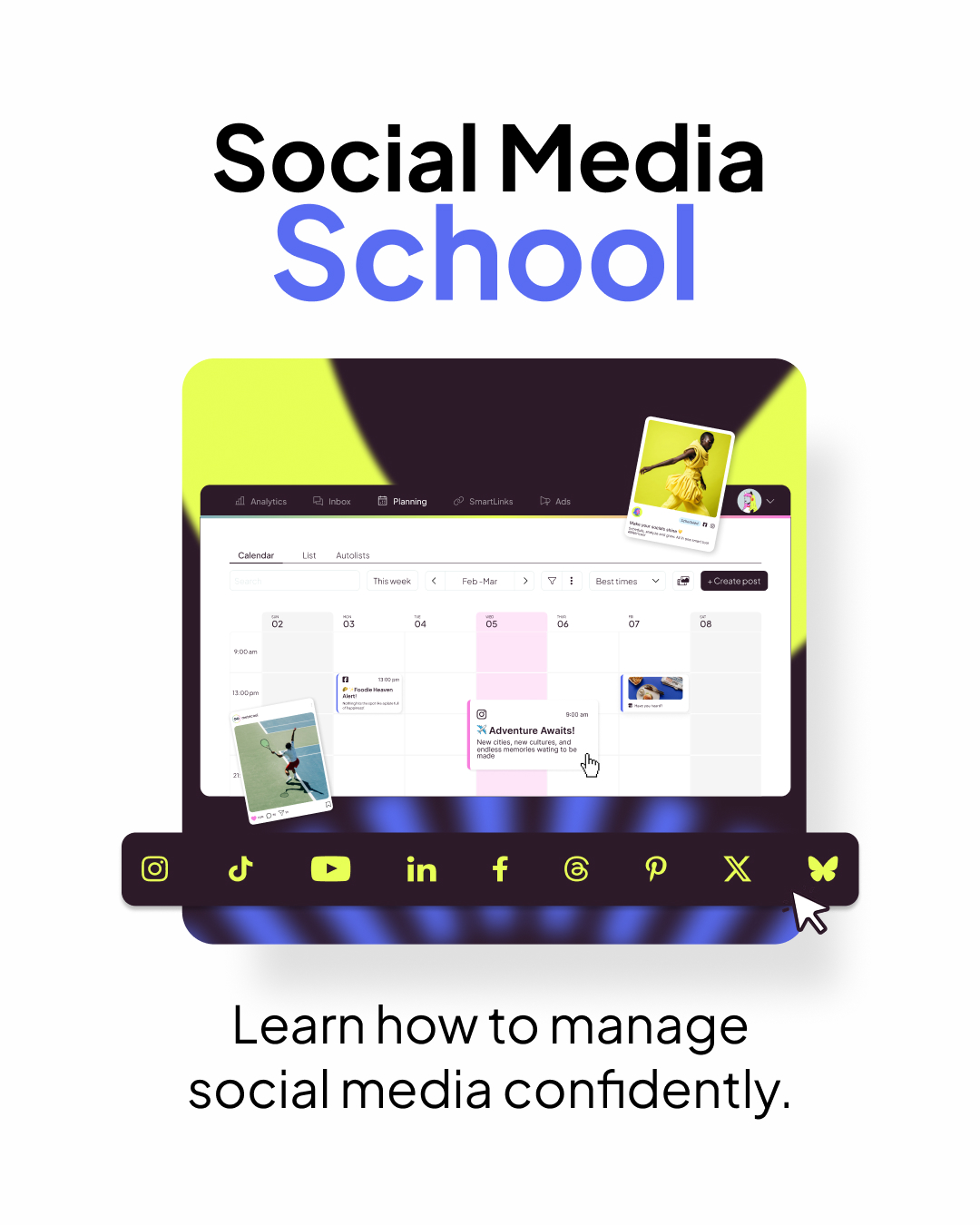 Metricool Facebook ad