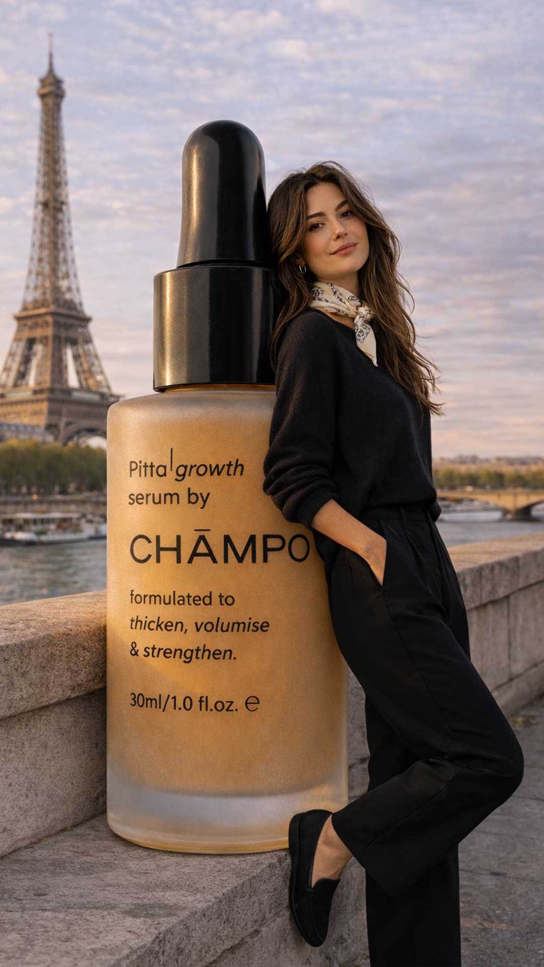 Chāmpo Haircare Facebook ad