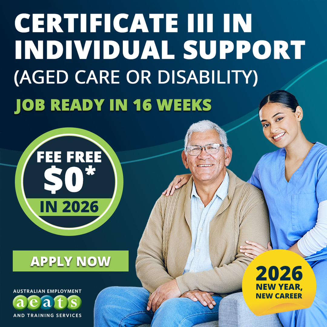 Australian Employment and Training Services - AEATS Facebook ad