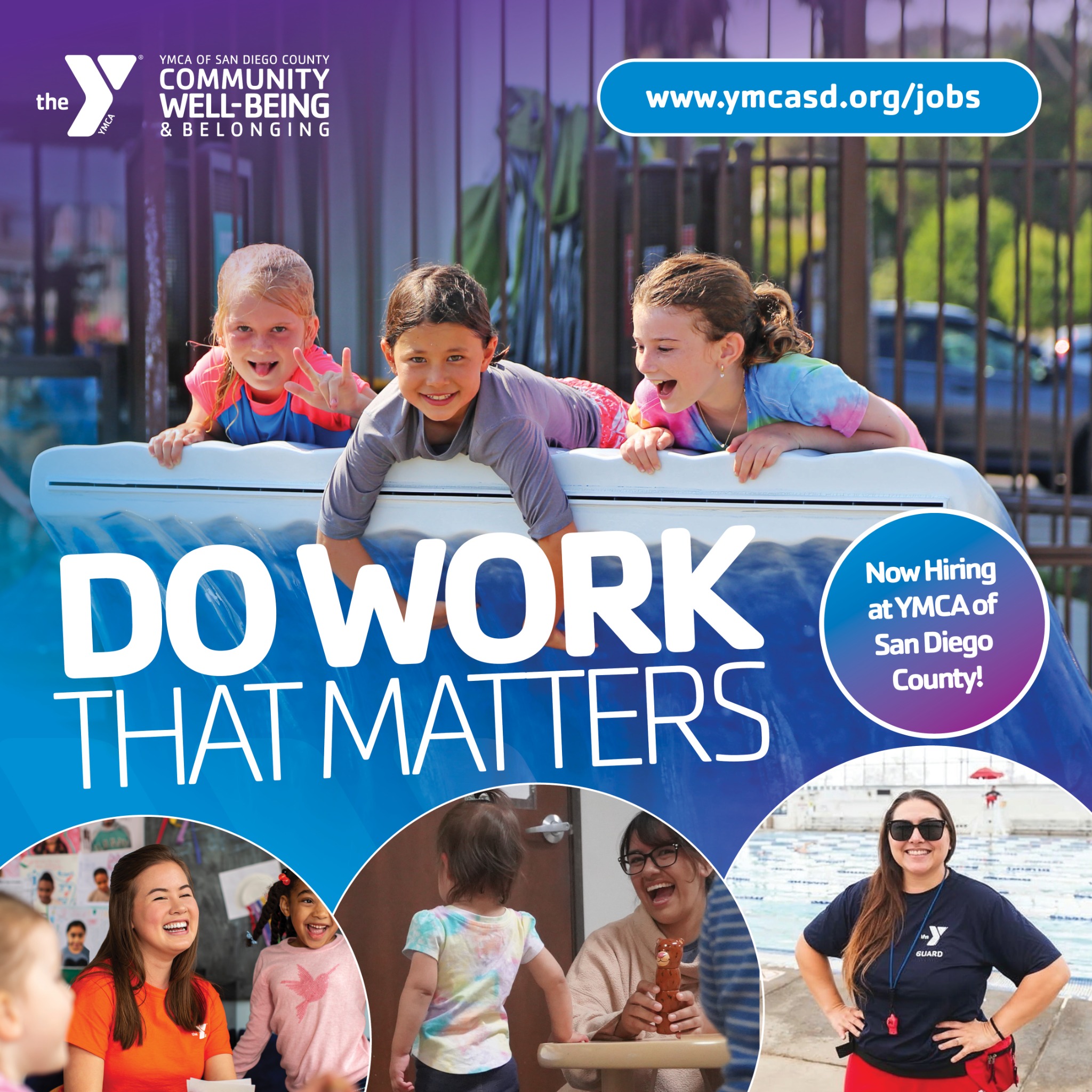 YMCA of San Diego County Facebook ad: Your next job could change lives - including…