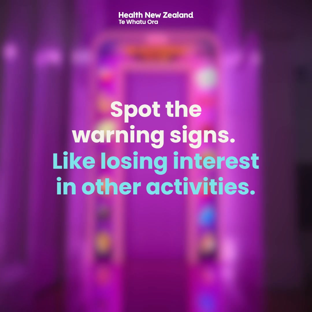 Safer Gambling Aotearoa Facebook ad: Help stop gambling harm