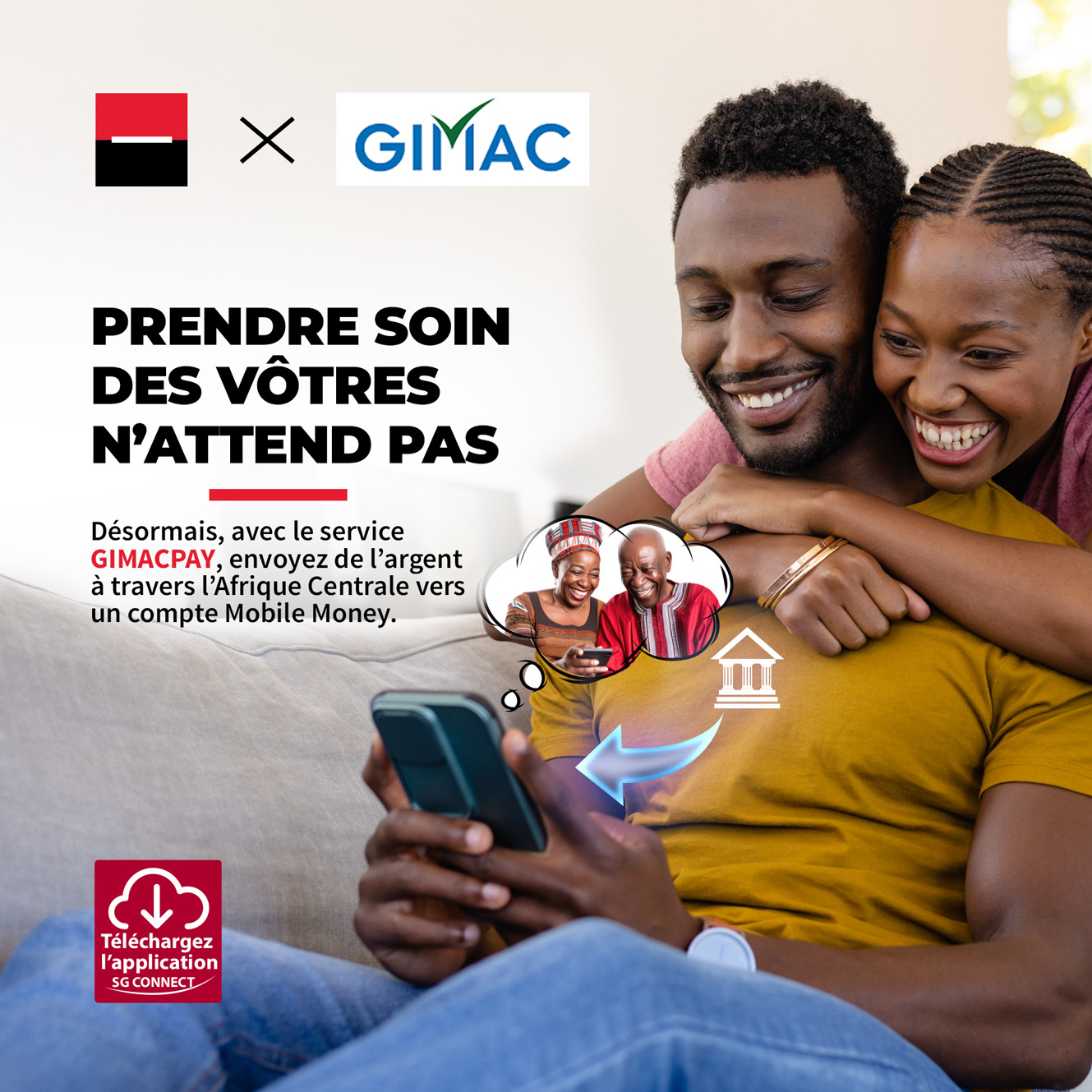 Société Générale Facebook ad: #sgconnect #gimac #transfertdargent #afriquecentrale…