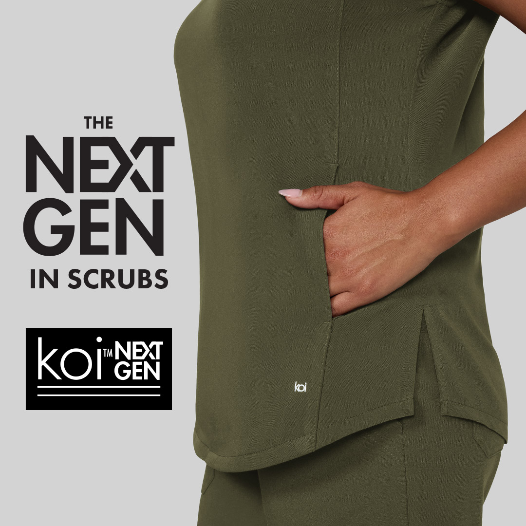 koi Designer Scrubs Facebook ad