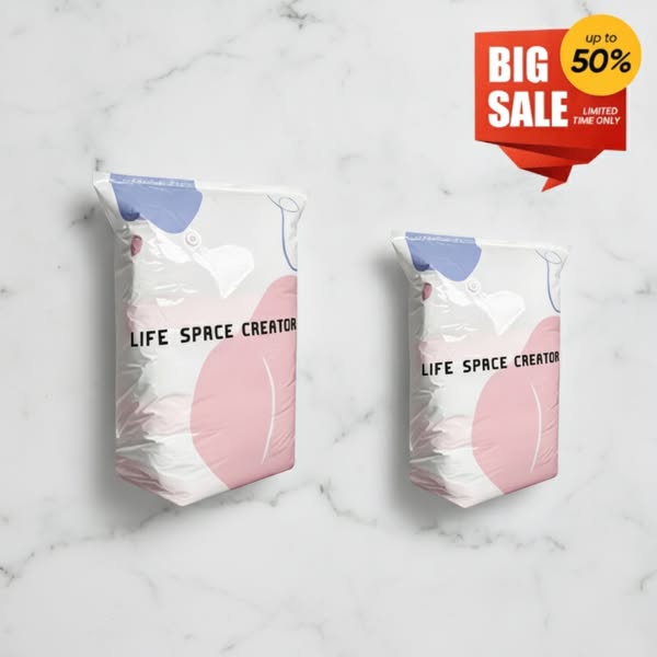 Sunnieflow Facebook ad: News - Thickened Stereoscopic No-Pump Vacuum Compression Bag