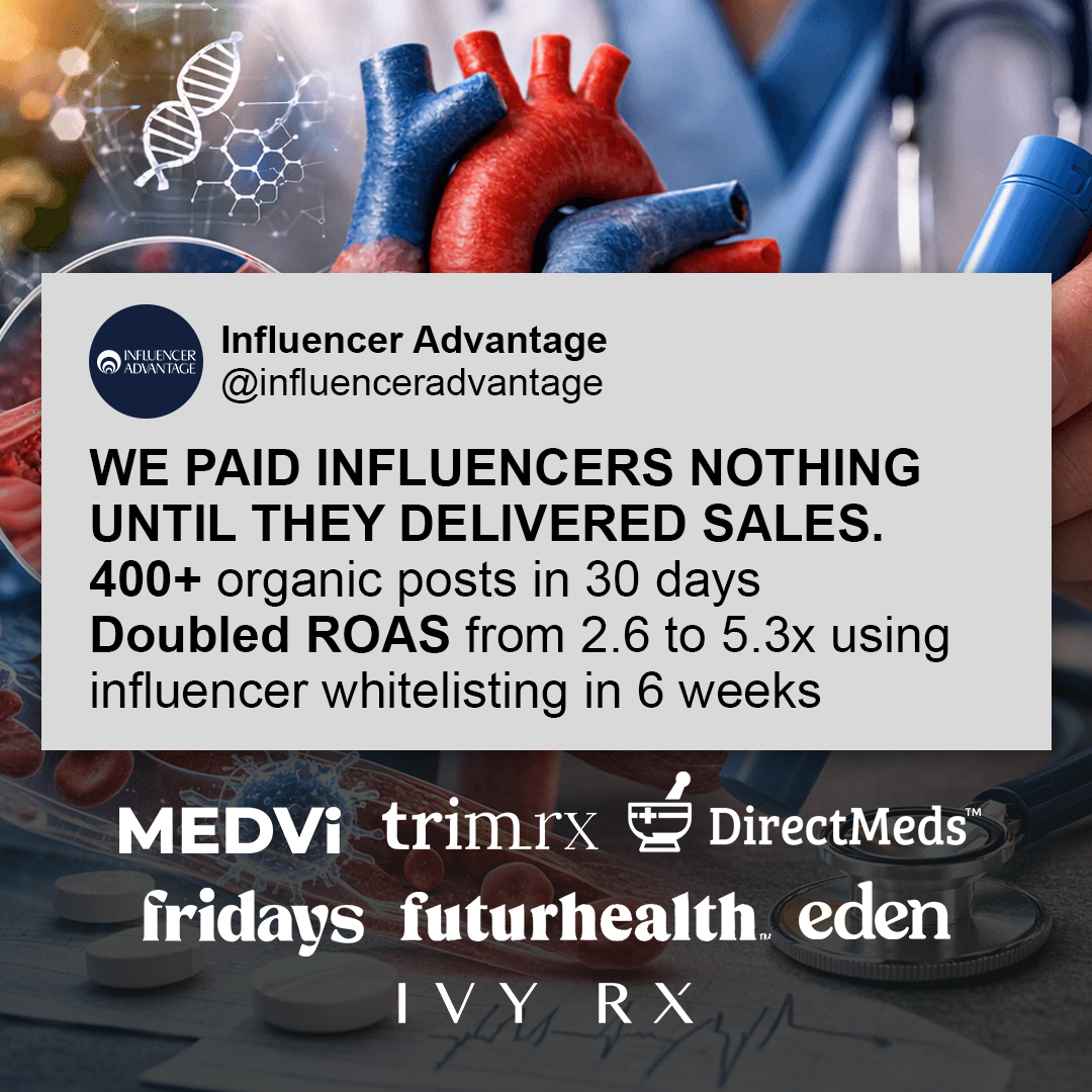 Influencer Advantage Facebook ad
