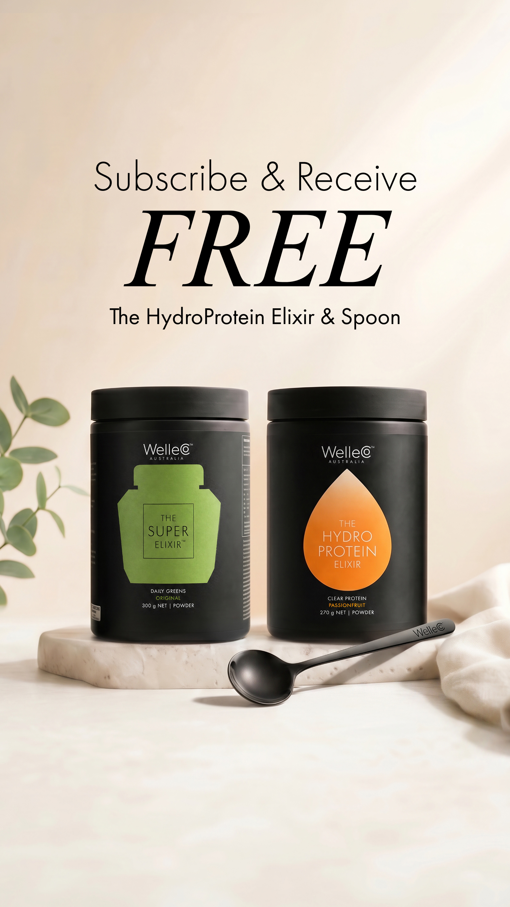 WelleCo Facebook ad