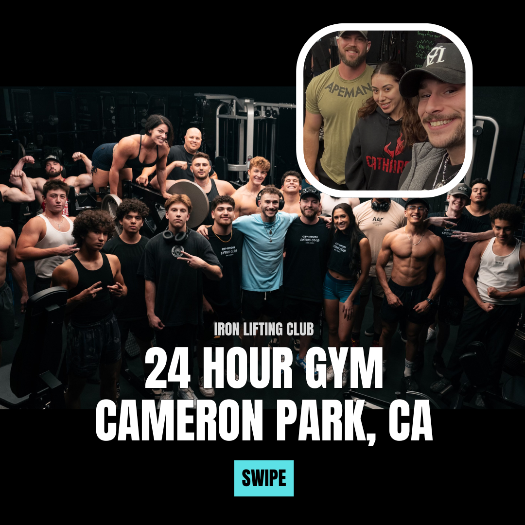 Iron Lifting Club Facebook ad: Together We Build.