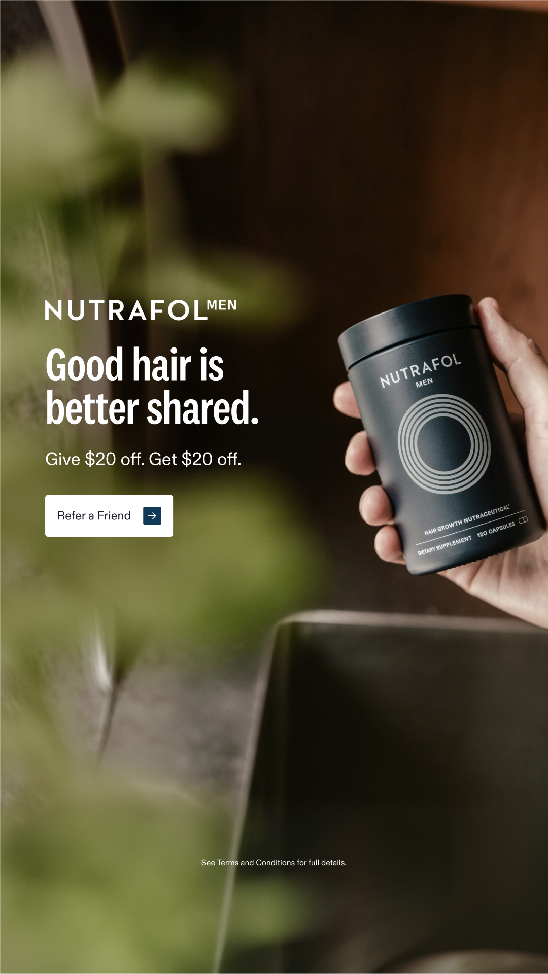 Nutrafol Men Facebook ad