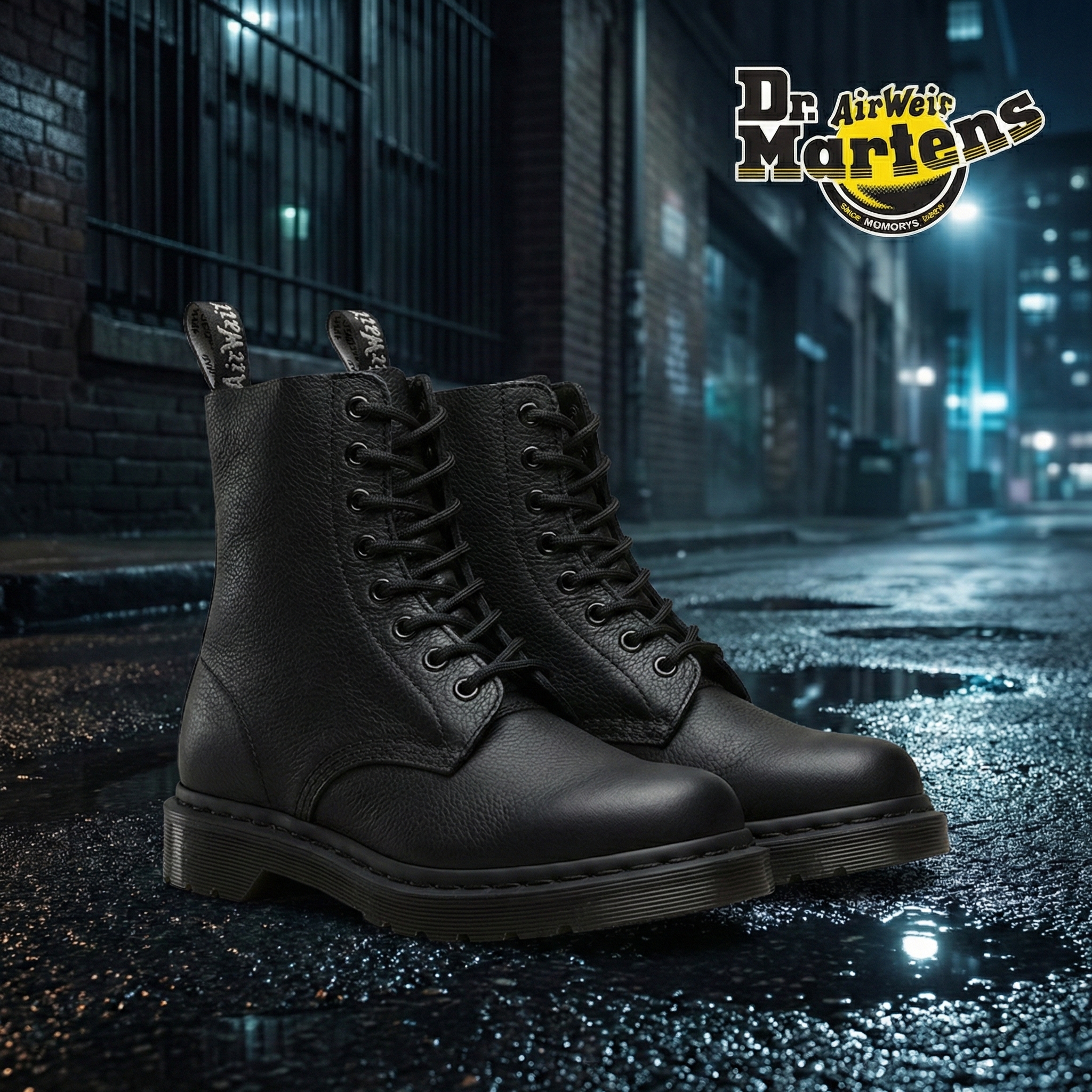 Müller das Schuhhaus Facebook ad: Dr.Martens - 8 Eye Boot - 1460 Pascal Mono - Schnürboot…