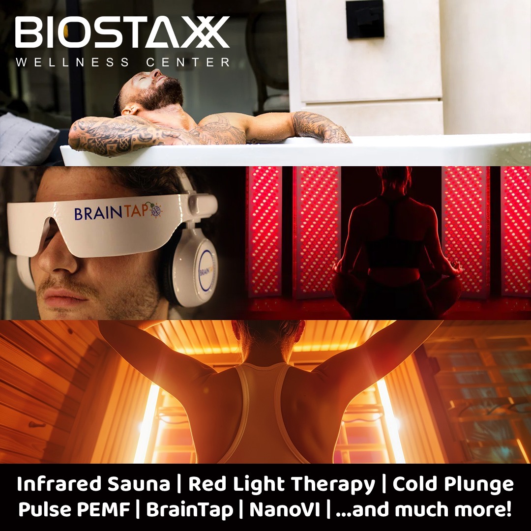BioStaxx Wellness & Longevity Center Facebook ad from Jun 26, 2024