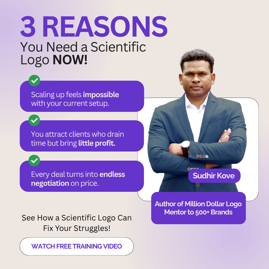Scientific Logo Designing by Sudhir Kove Facebook ad