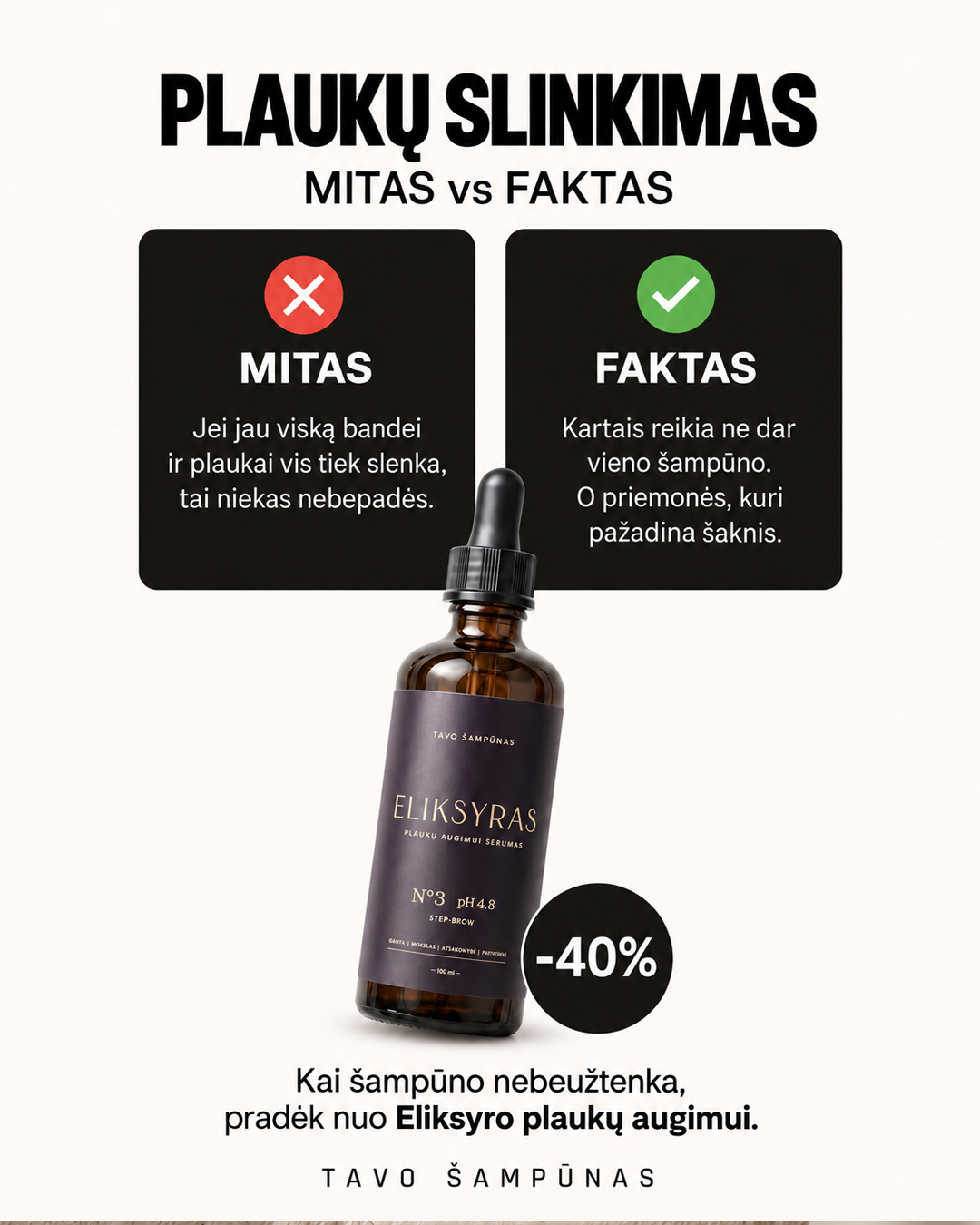 Tavo Šampūnas Facebook ad