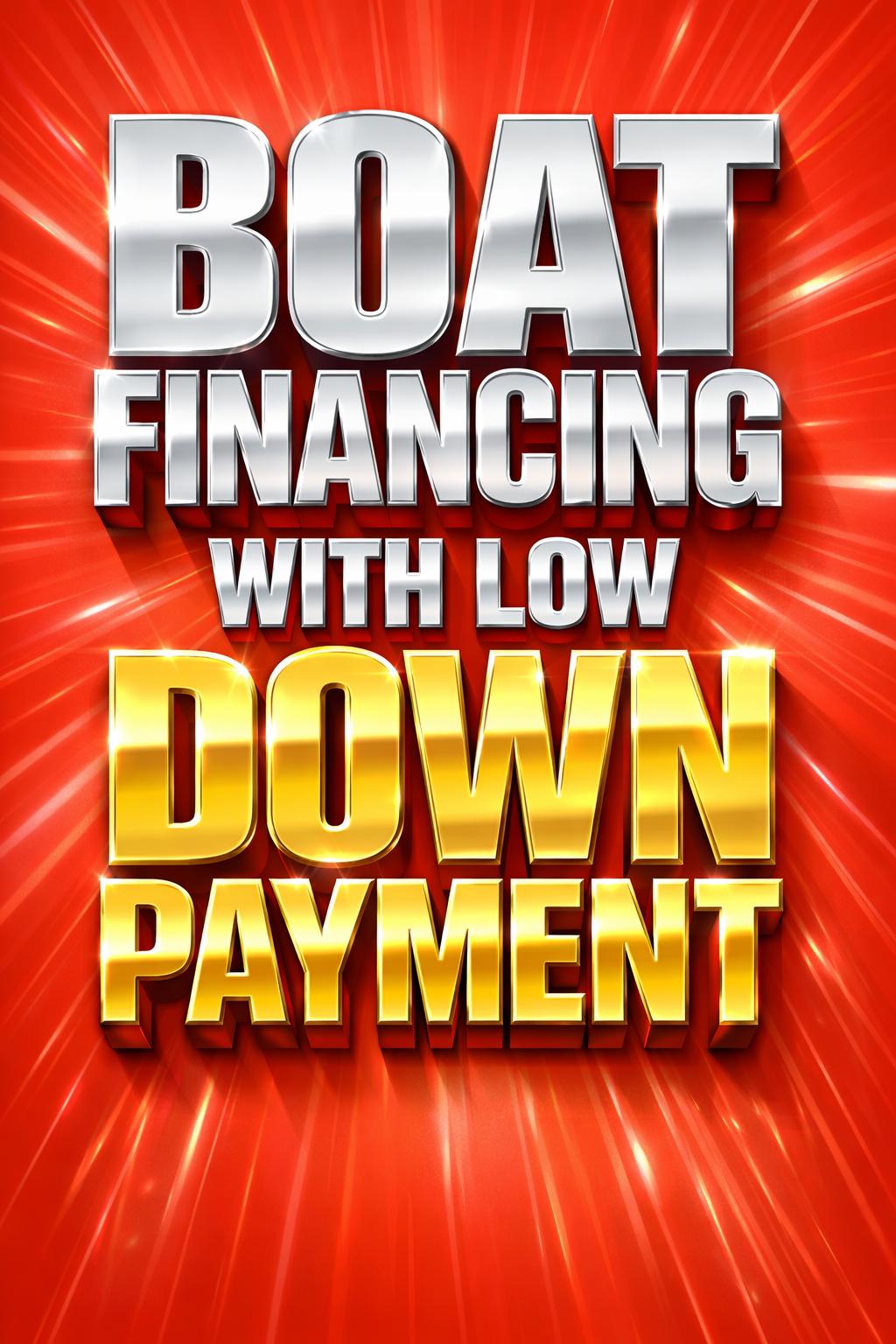 Guide Grove Facebook ad: Boat Financing With Low Down Payment