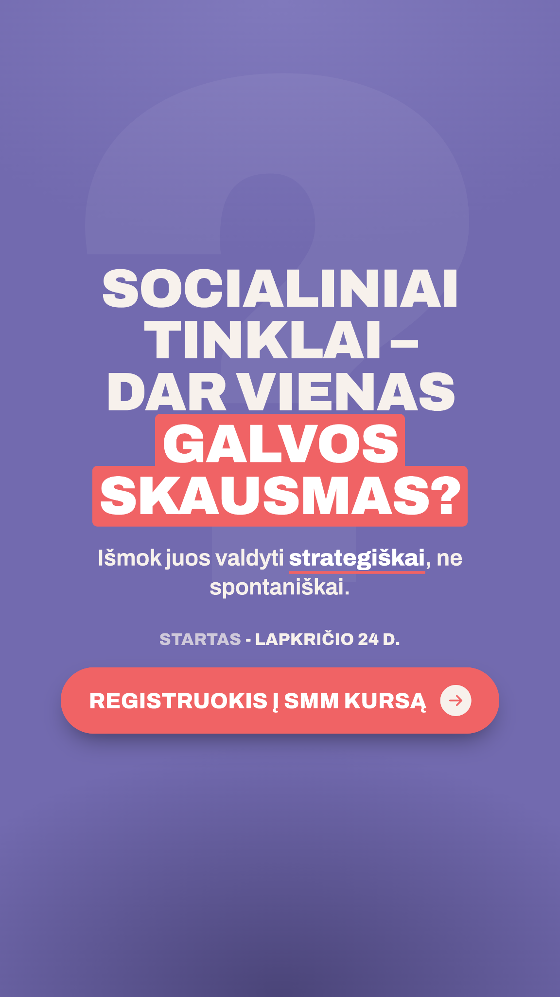 Nekenčiu marketingo. Socialinių tinklų agentūra Facebook ad
