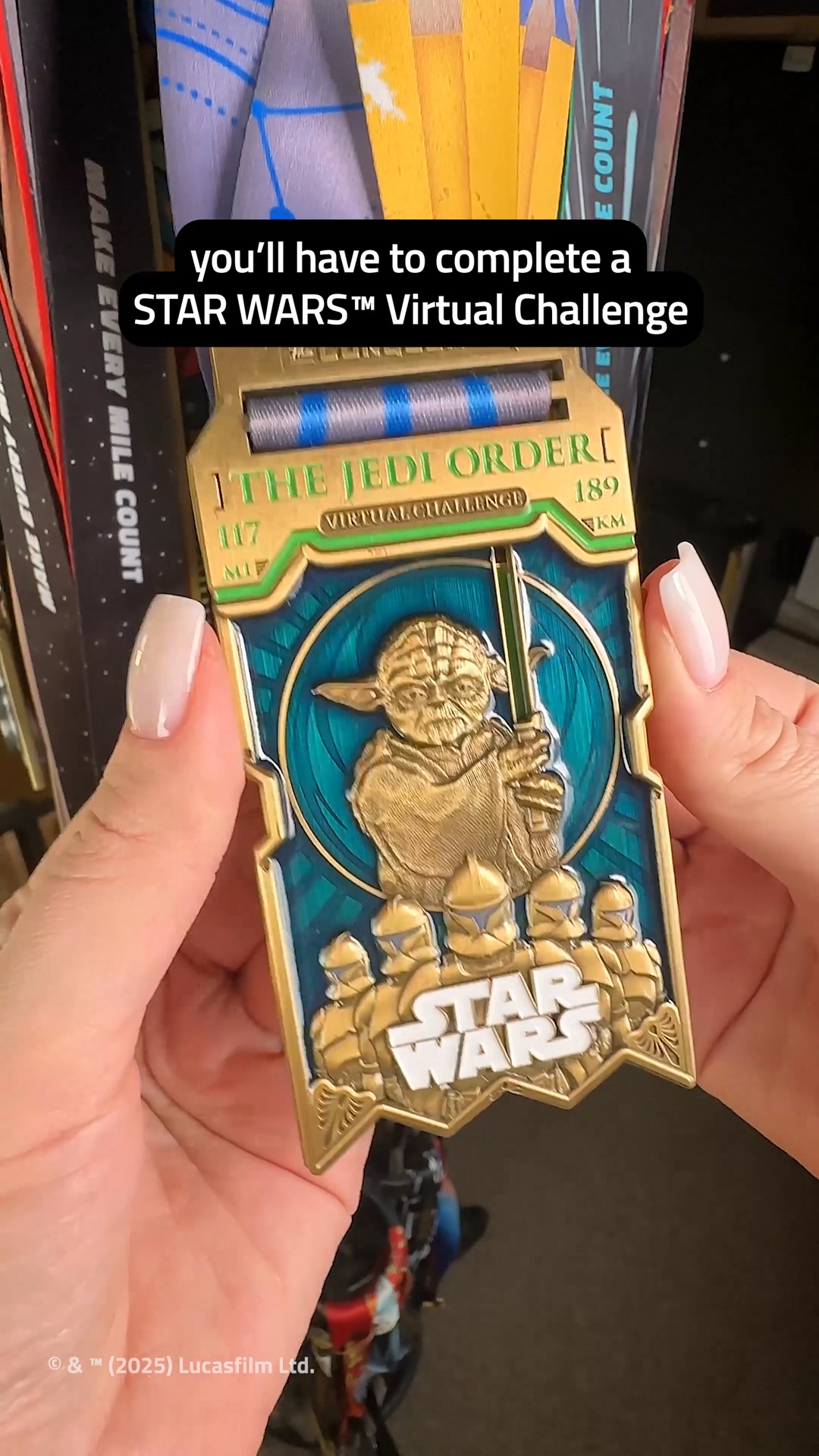 The Conqueror Challenges Facebook ad: STAR WARS Virtual Challenges