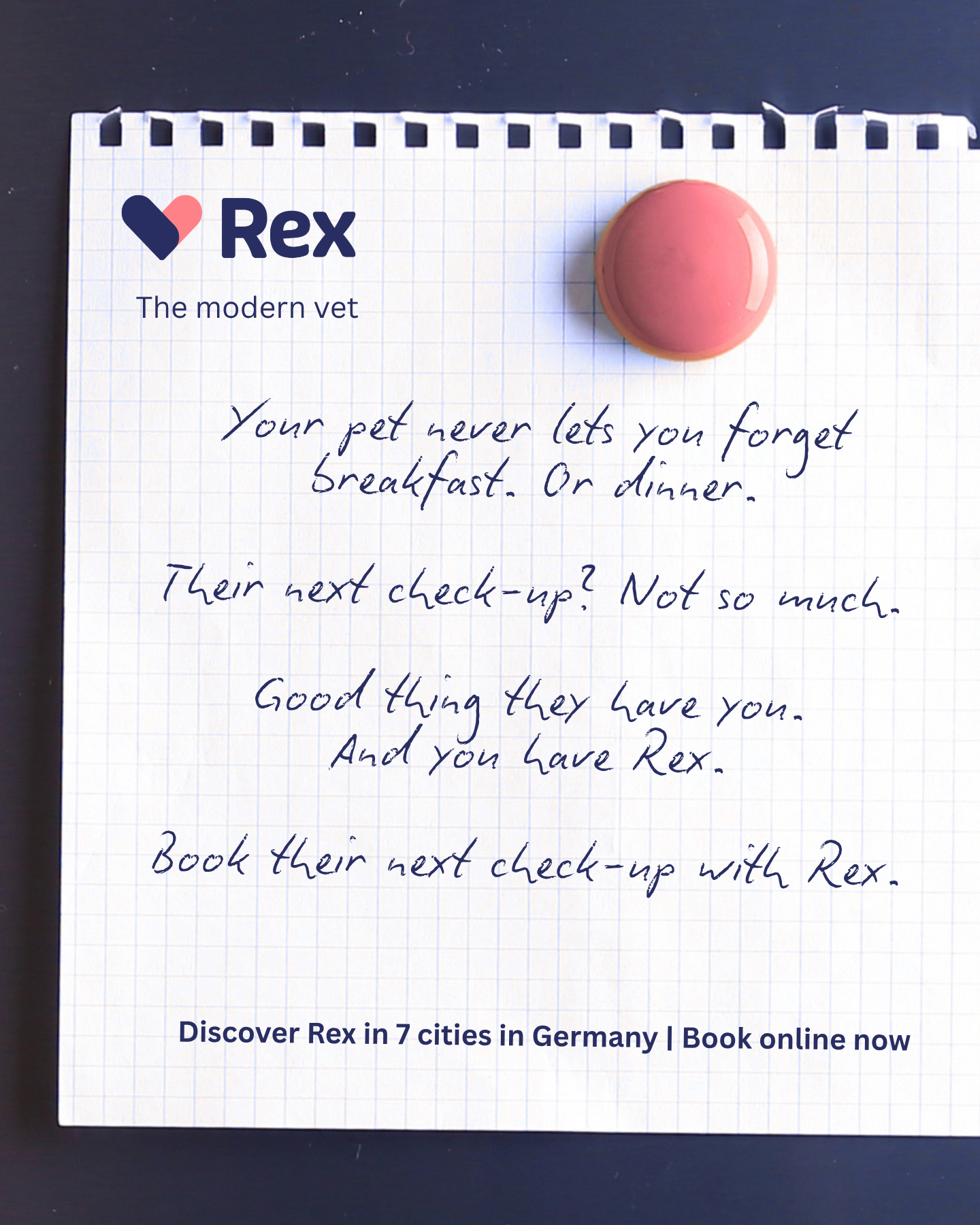 Rex Facebook ad from Aug 4, 2026