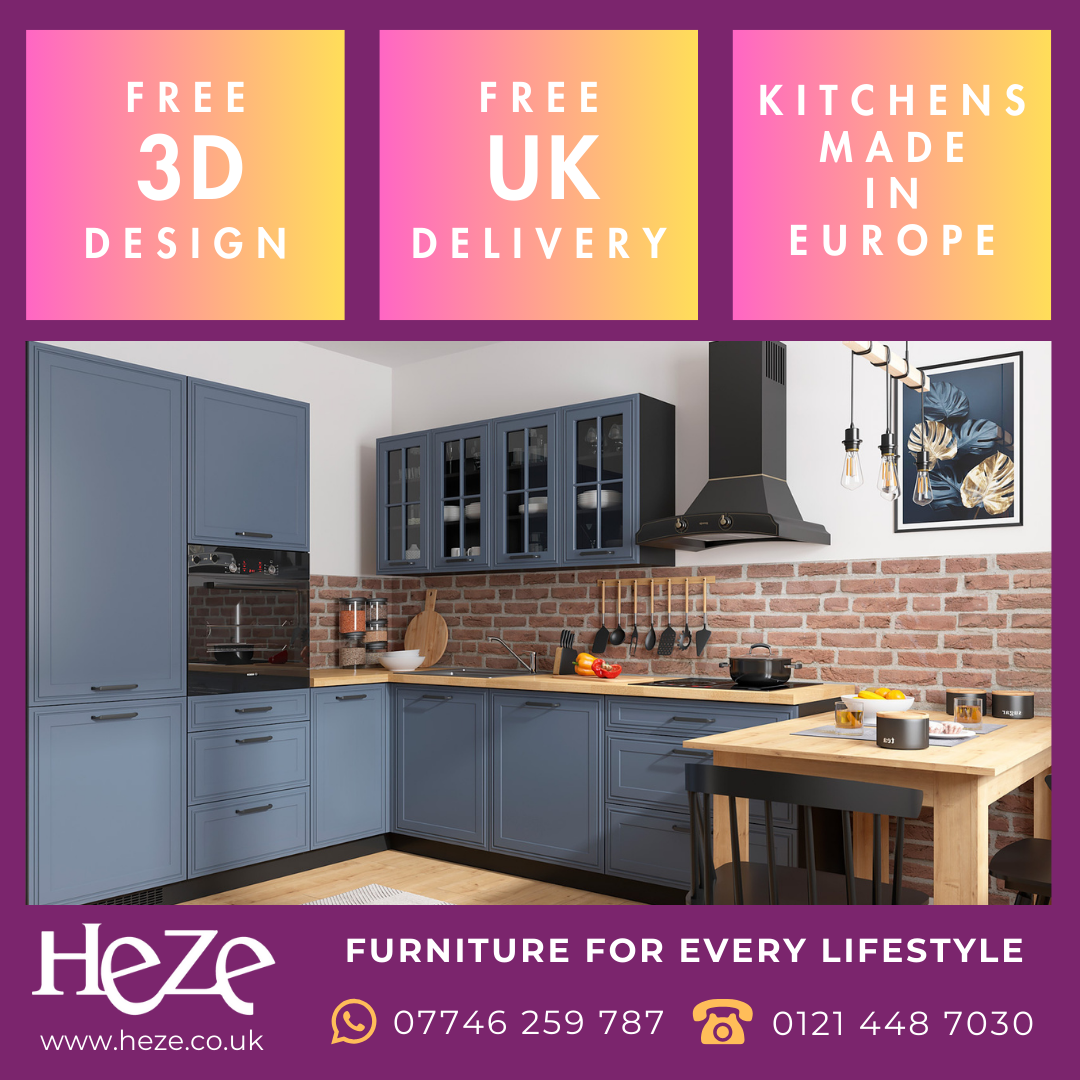 Heze - Furniture for Every Lifestyle Facebook ad: Kitchens from £799
