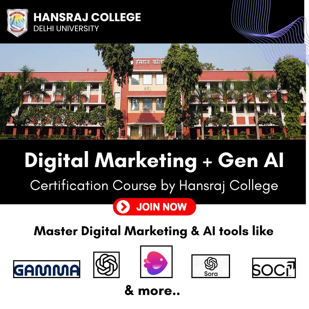 Hansraj College Digital Marketing Academy Facebook ad