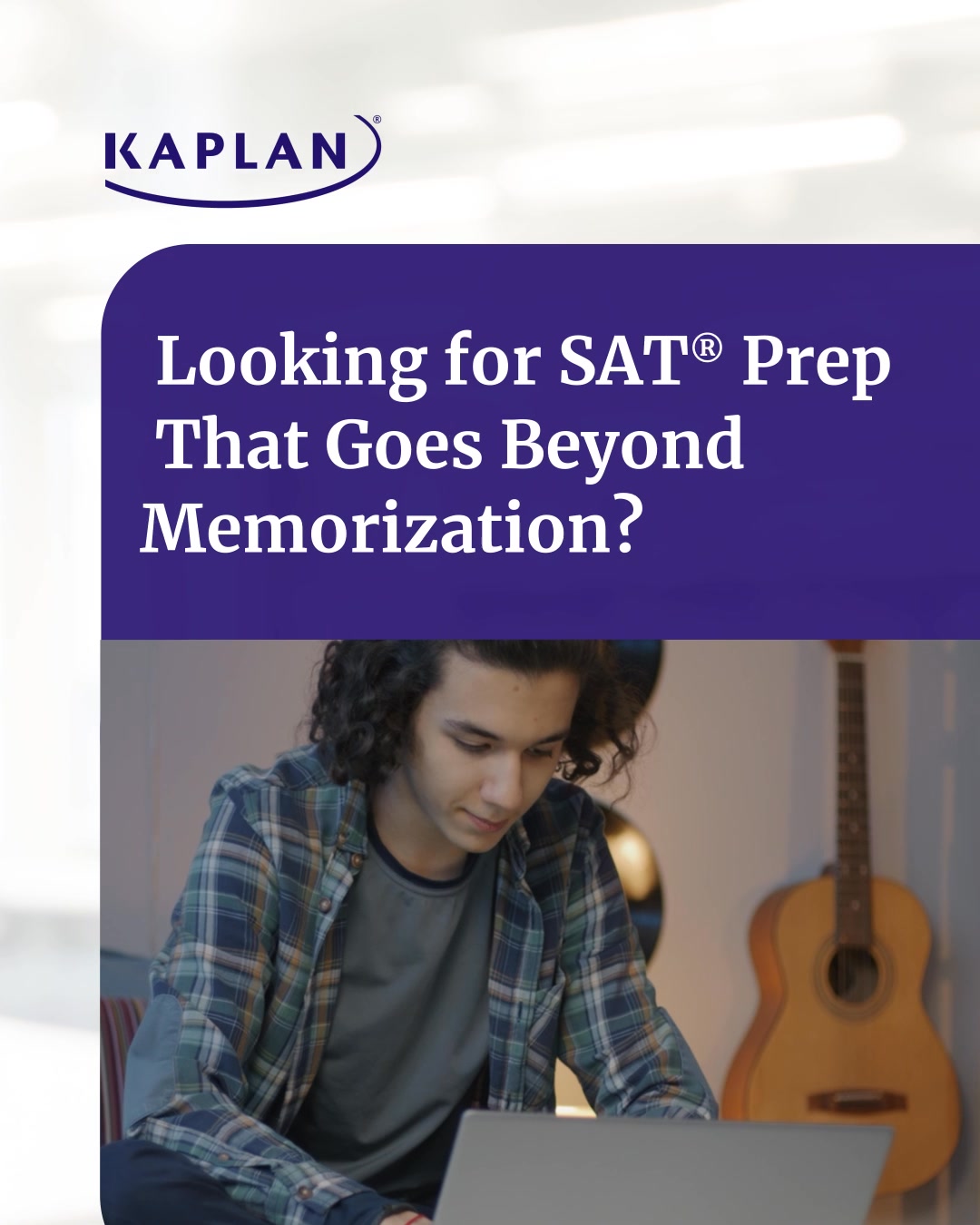 Kaplan College Prep Facebook ad: See Why SAT Students Love Kaplan