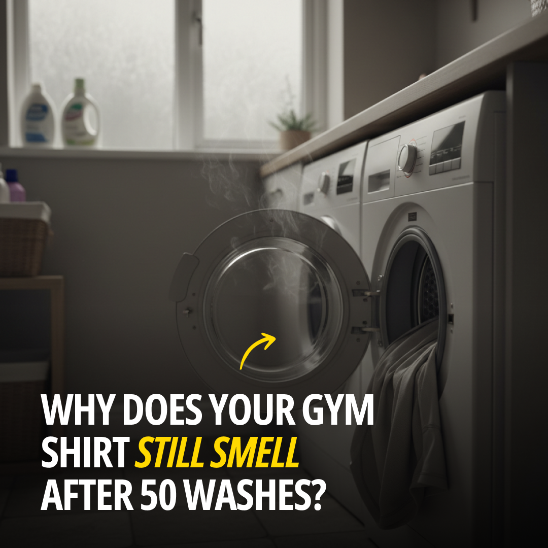 Household Studies Facebook ad: Polyester Traps Detergent Chemicals That Cotton Releases