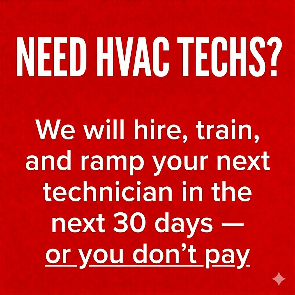 Tim Oyler Facebook ad: Need HVAC Techs?
