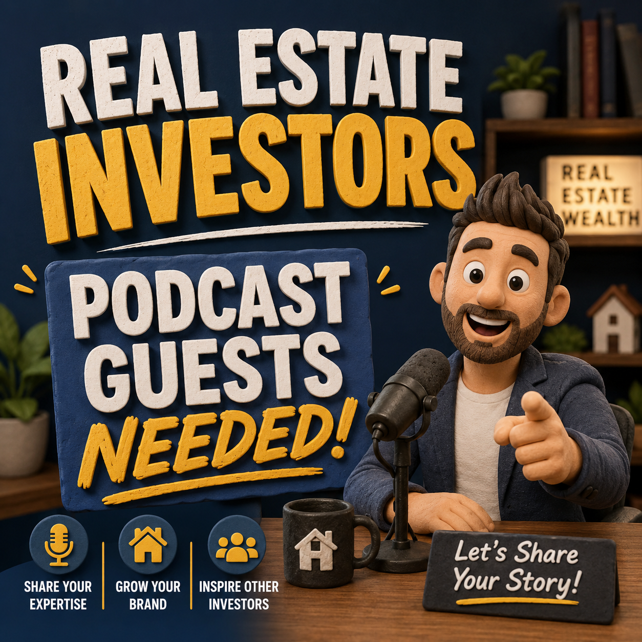 Investor Fuel Facebook ad: Be Featured on the #1 Real Estate Investor Podcast