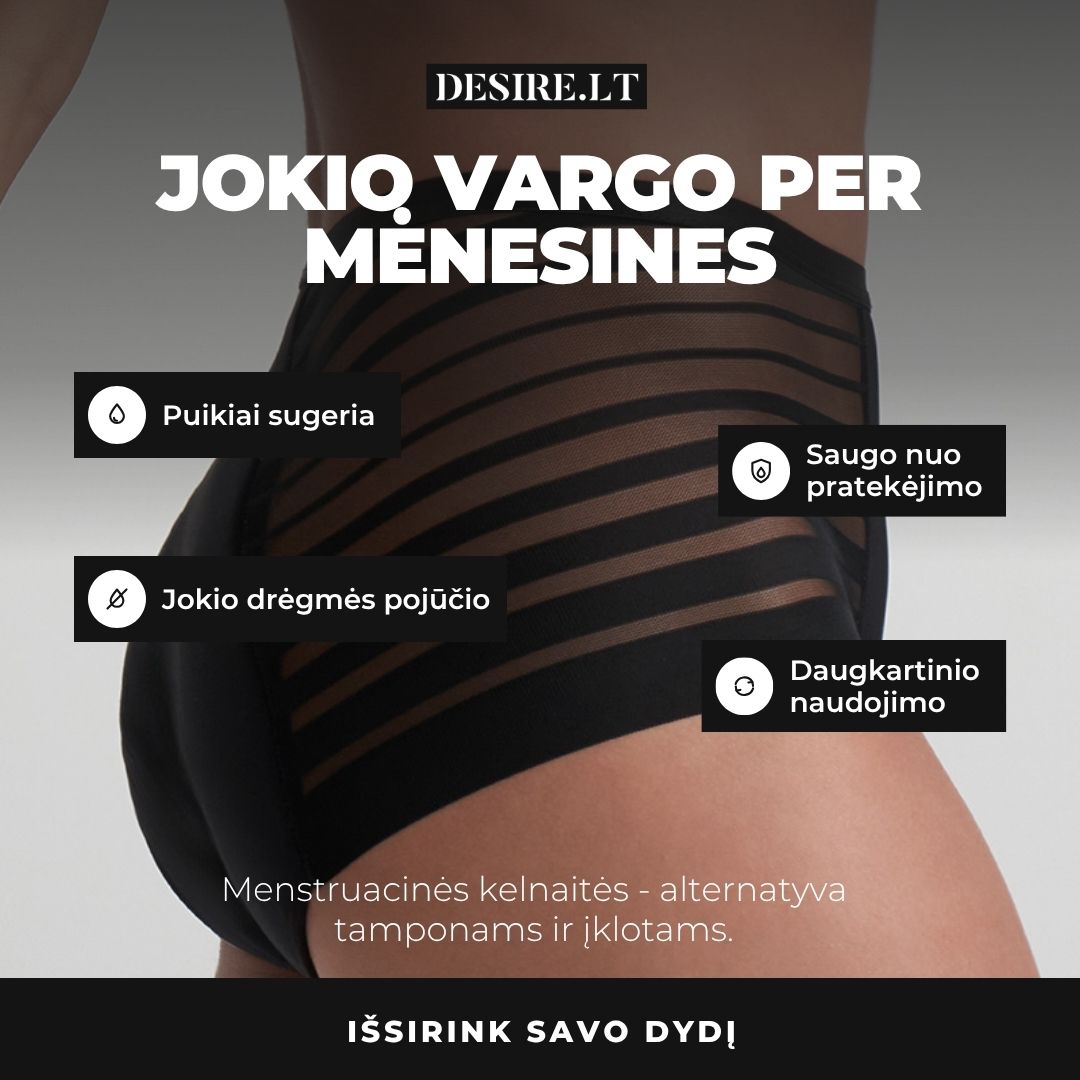 DESIRE.LT Facebook ad: Daugiau komforto per mėnesines