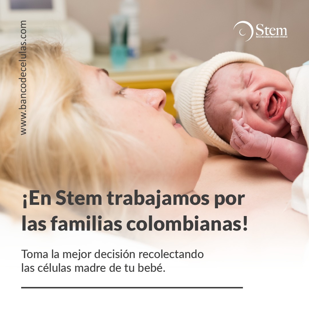 STEM Banco de Células Madre Facebook ad: Estamos para acompañarte en este proceso que garantiza…