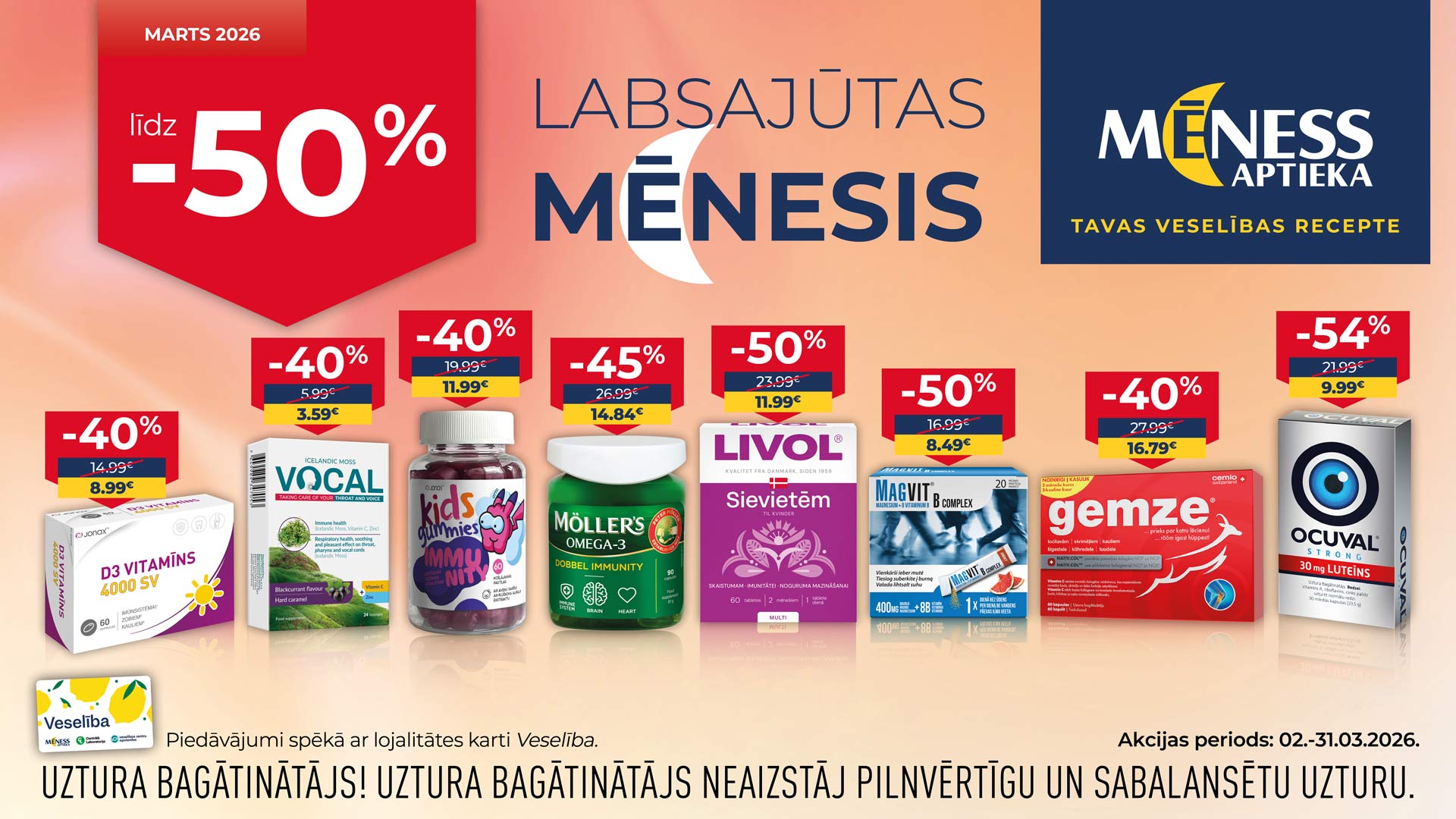 Mēness aptieka Facebook ad: Mēness aptieka. TAVAS VESELĪBAS RECEPTE
