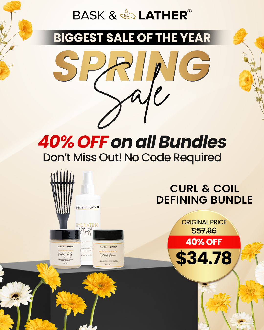 Bask & Lather Co Facebook ad