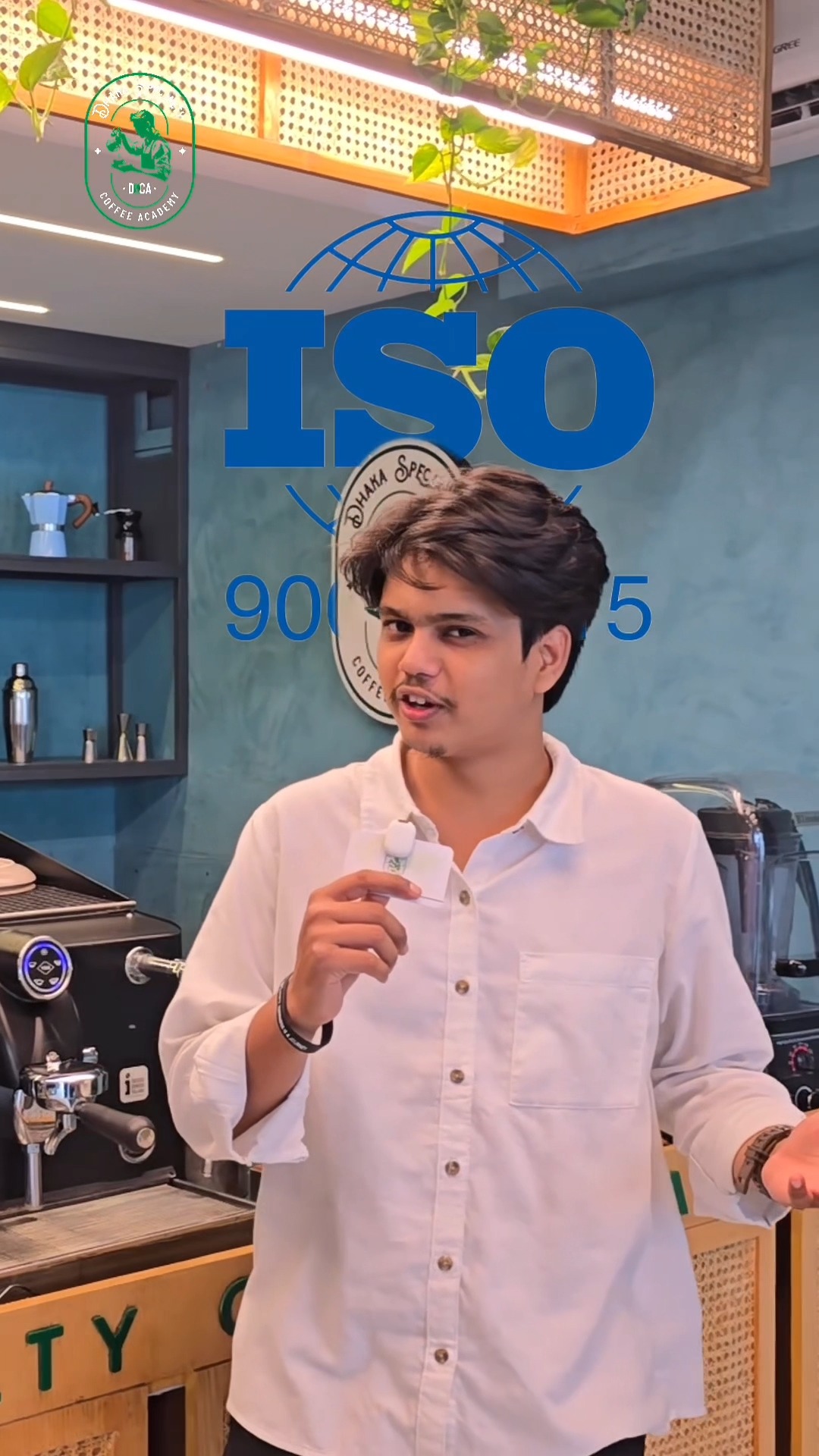 Dhaka Specialty Coffee Academy - DSCA Facebook ad: Everyone said we are ISO Certified!