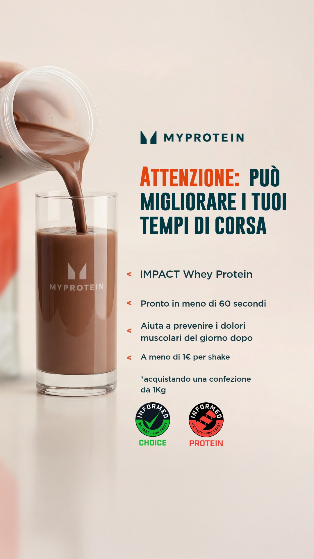 Myprotein Facebook ad