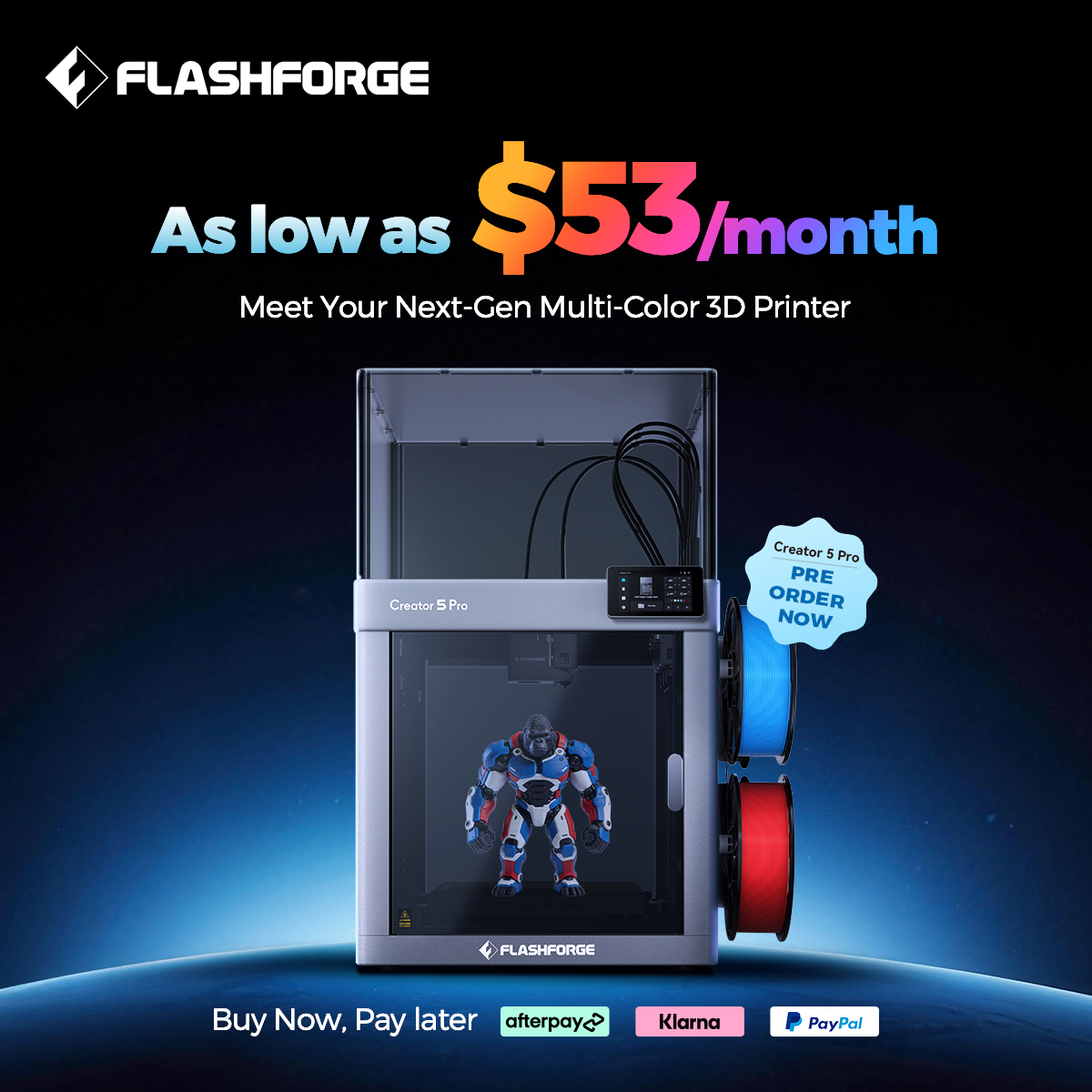 Flashforge Facebook ad