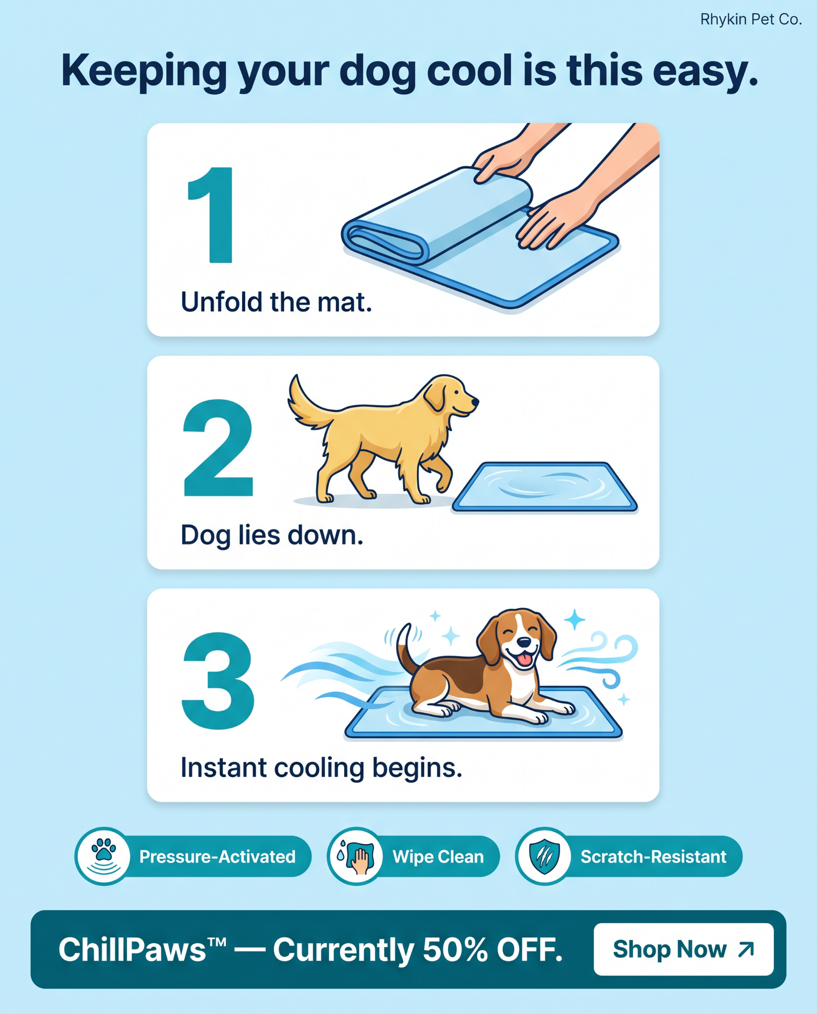 Rhykin Pet Co Facebook ad
