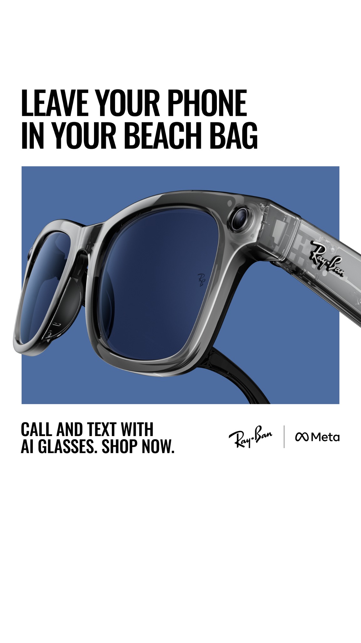 Ray-Ban Meta Facebook ad