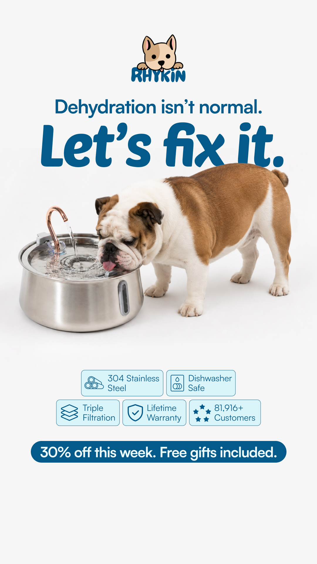 Rhykin Pet Co Facebook ad