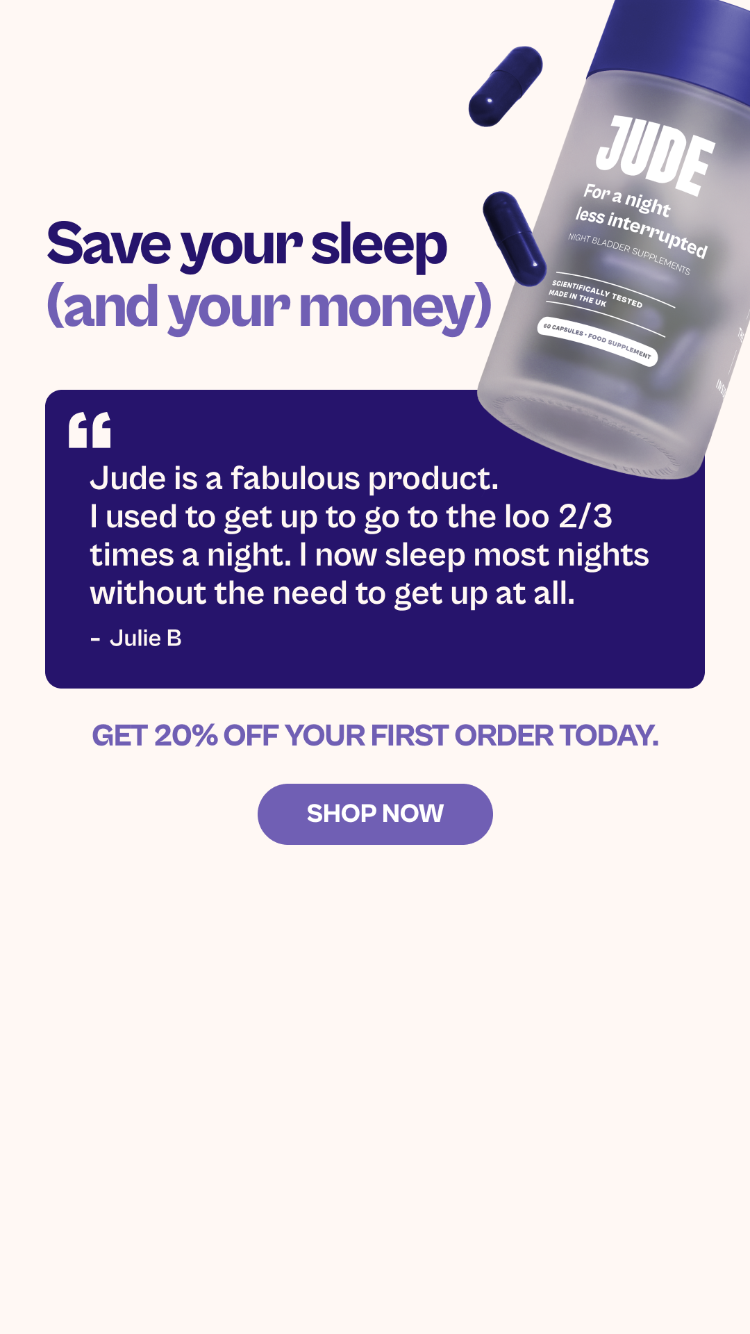 Jude Facebook ad