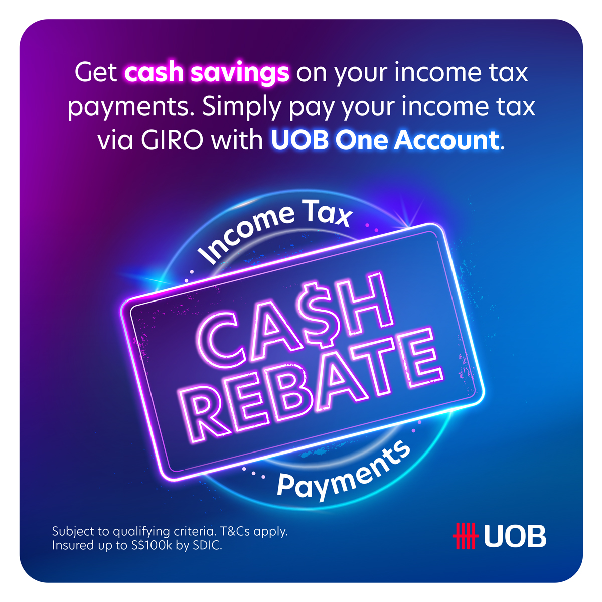 UOB Facebook ad