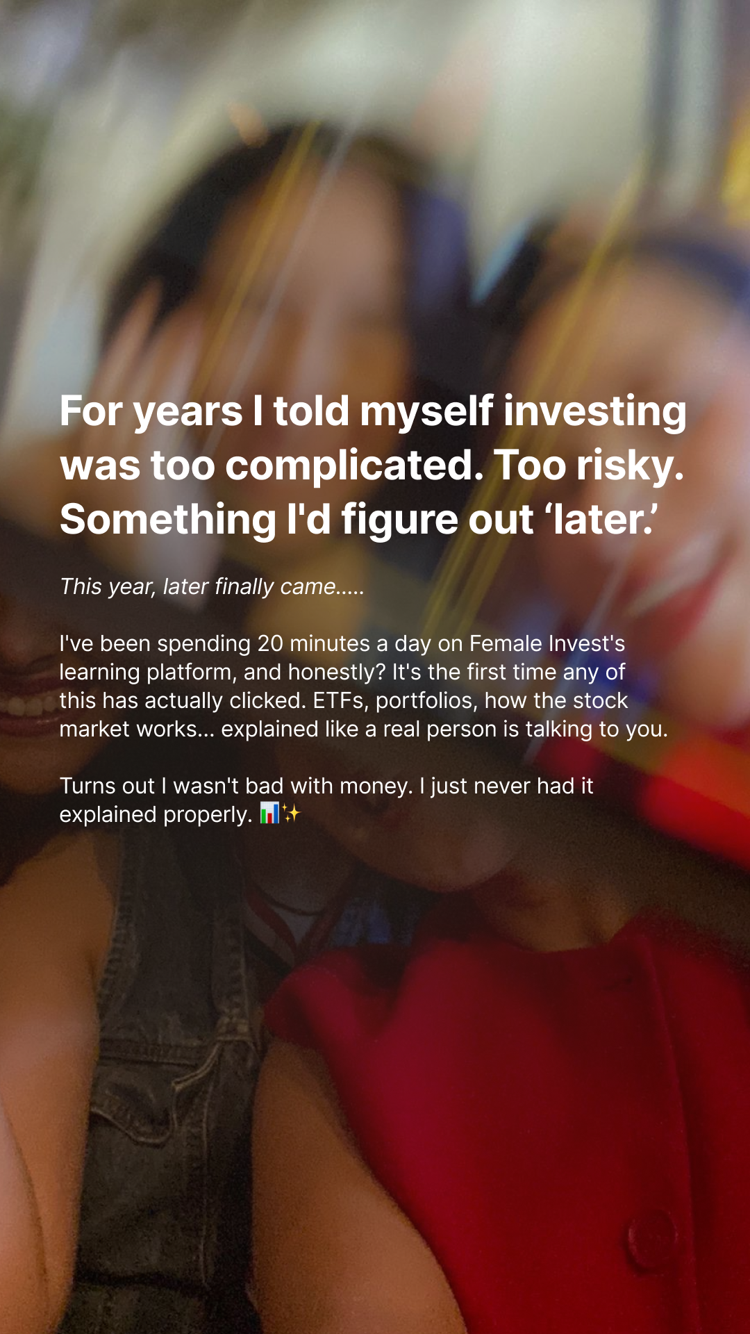Female Invest Facebook ad