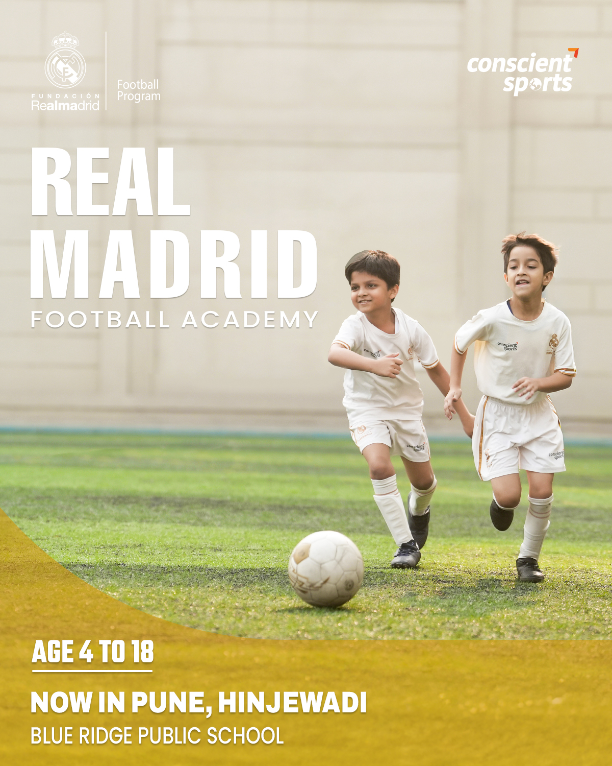 RMF India - Partner Conscient Sports Facebook ad